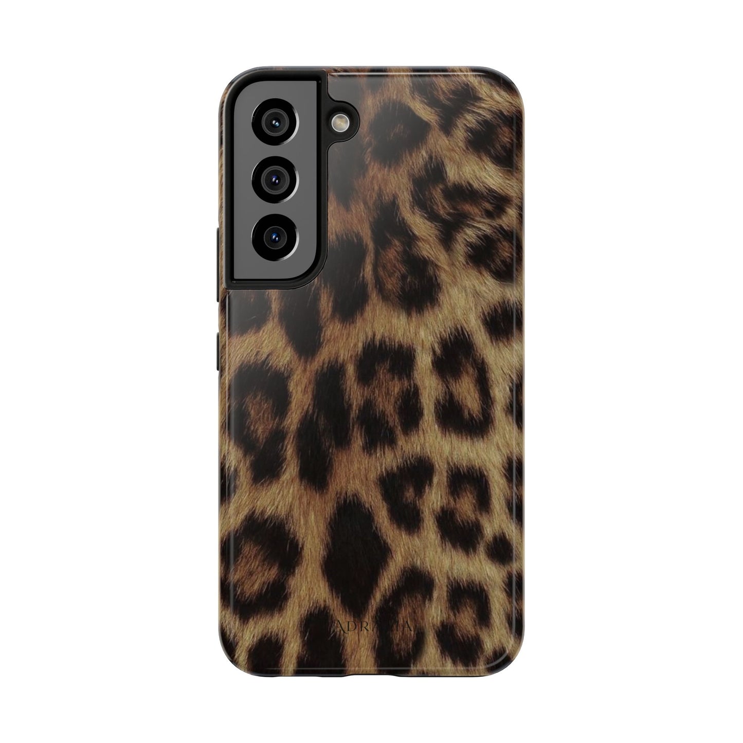 Leopard Print Tough Phone Case — Durable Animal-Print Protective Cover