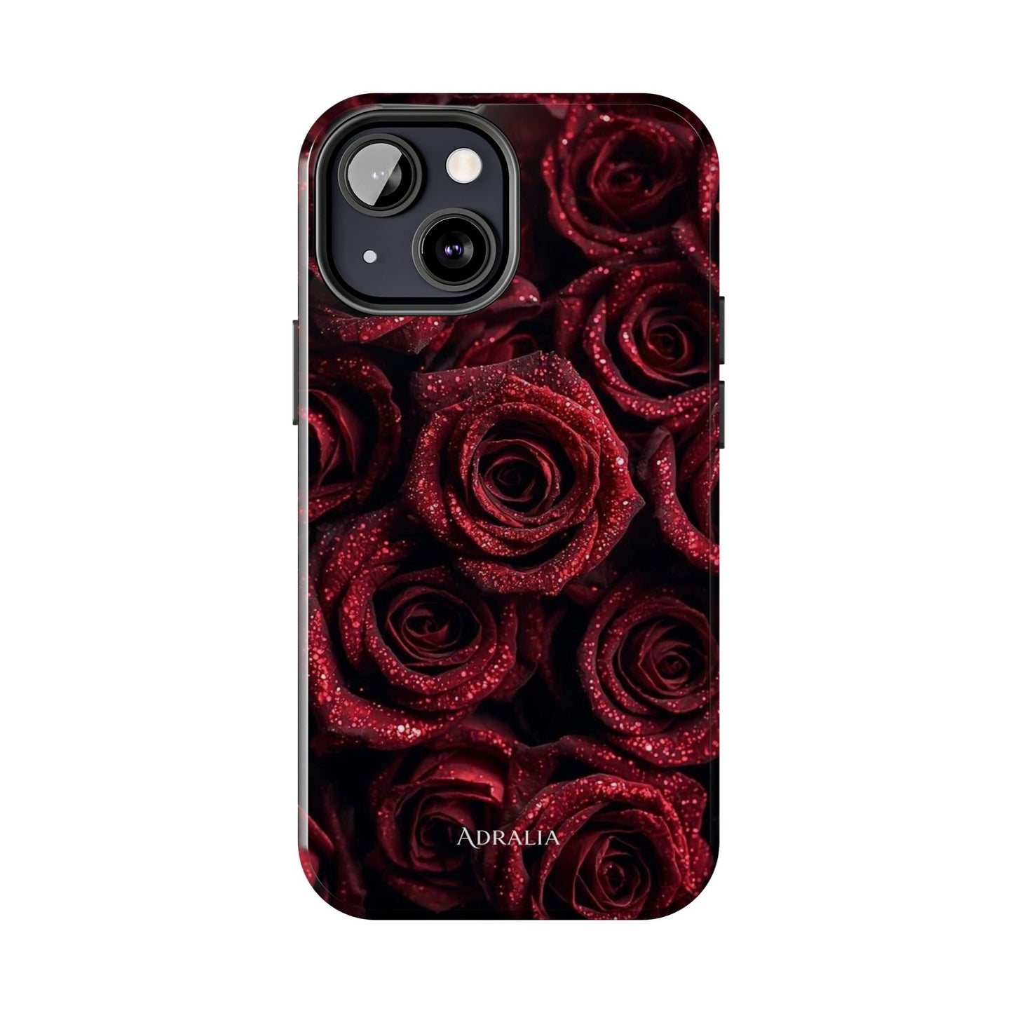 Red Velvet Roses Tough Phone Case — Protective Floral iPhone Case