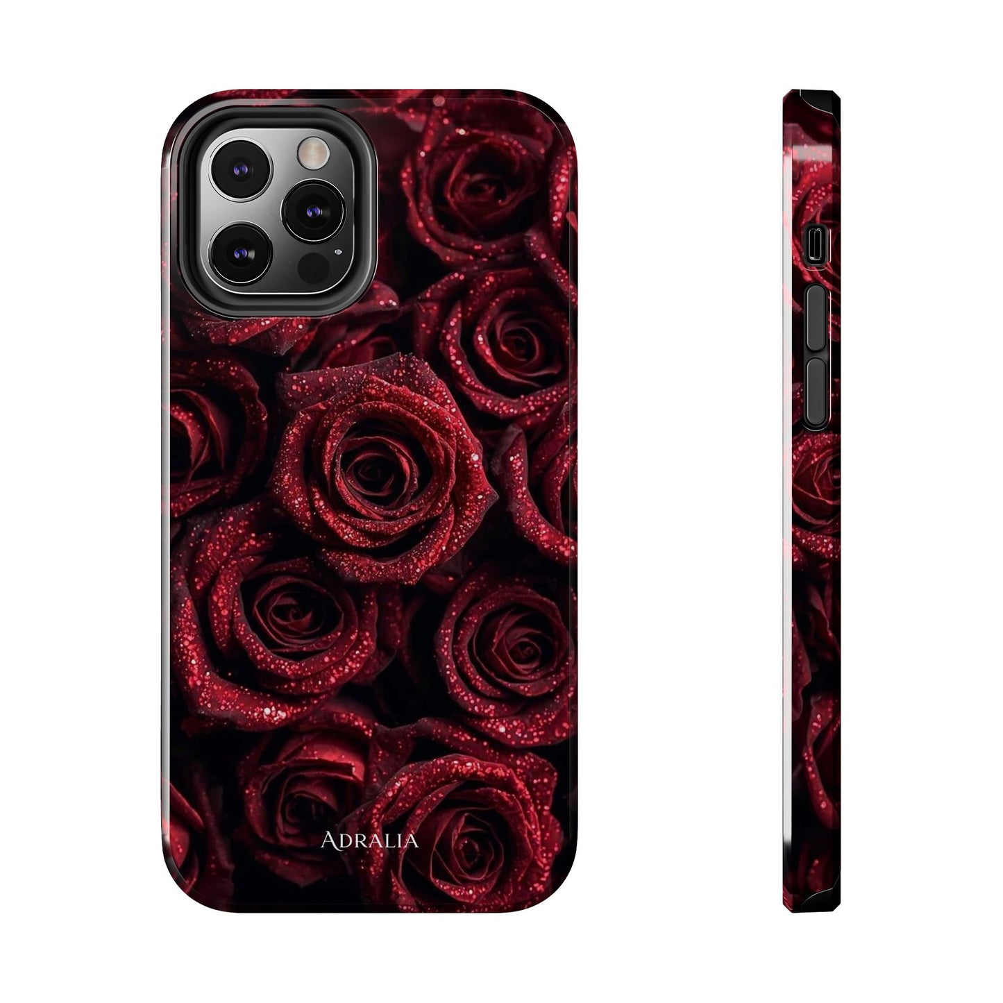 Red Velvet Roses Tough Phone Case — Protective Floral iPhone Case