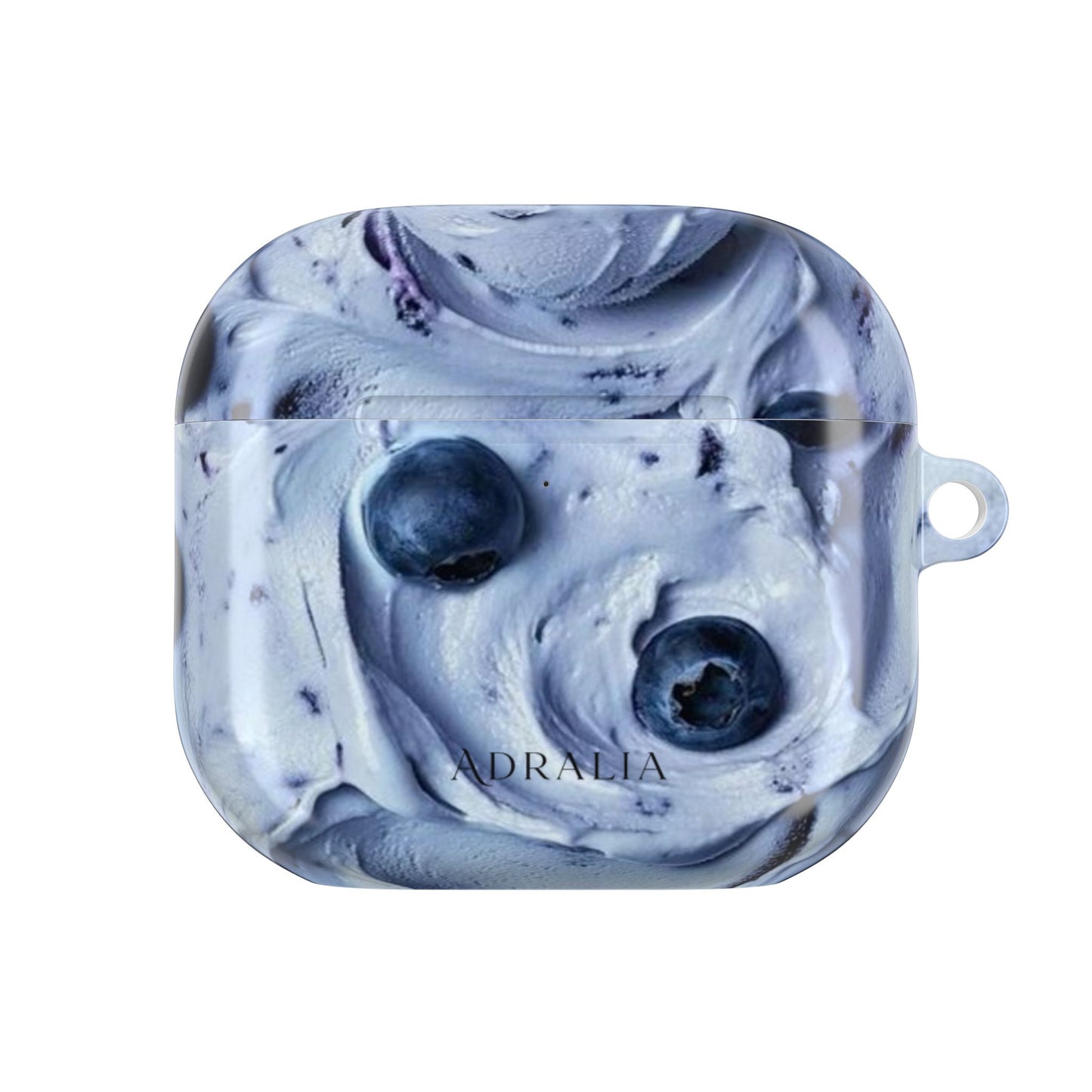 Blueberry Swirl AirPod Case — Cute Fruit Dessert Protective Cover