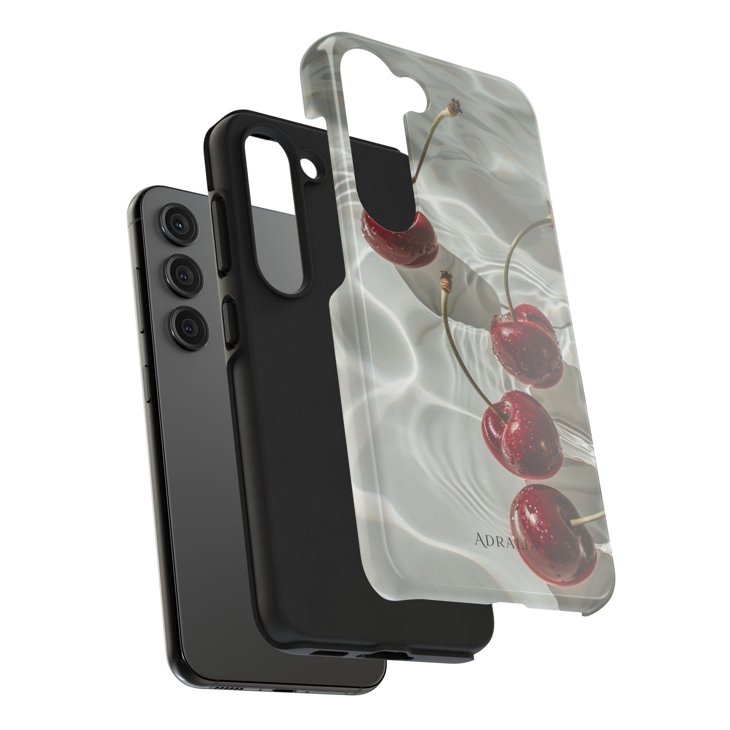 Cherry Water Reflection Tough Phone Case