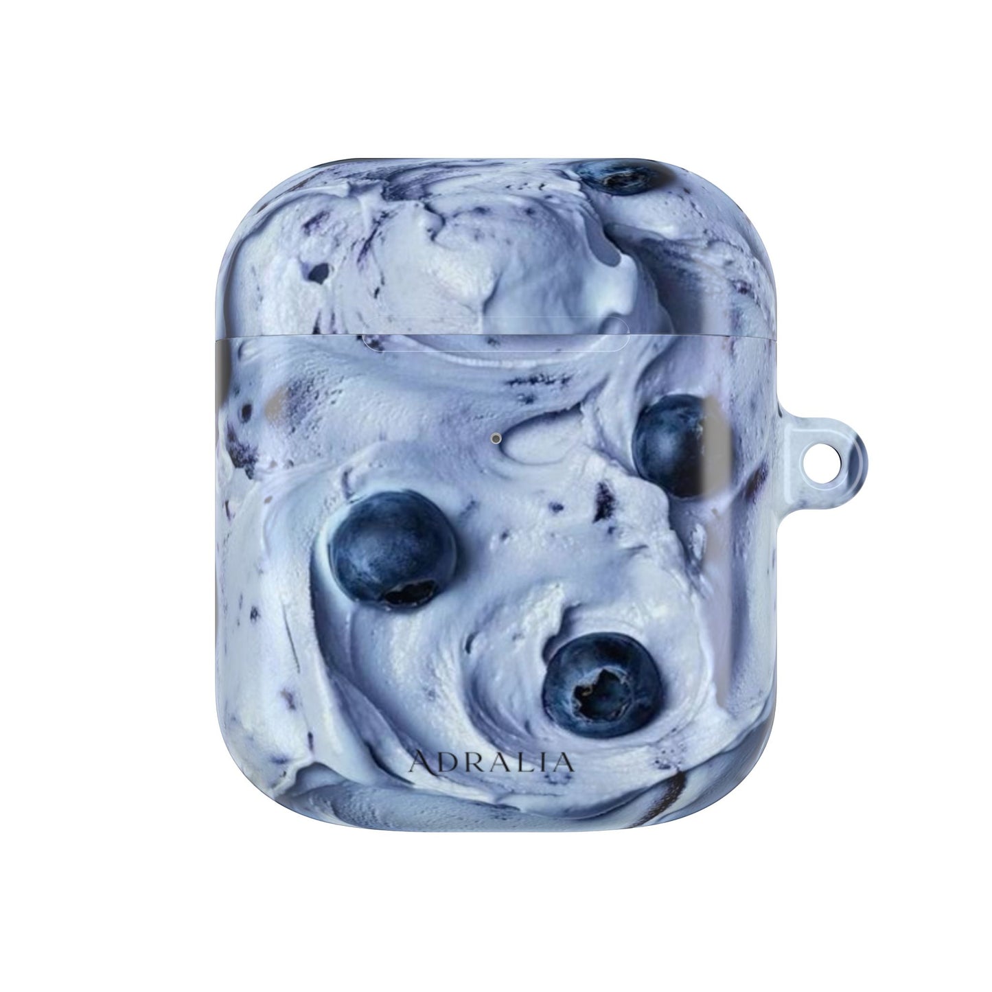 Blueberry Swirl AirPod Case — Cute Fruit Dessert Protective Cover