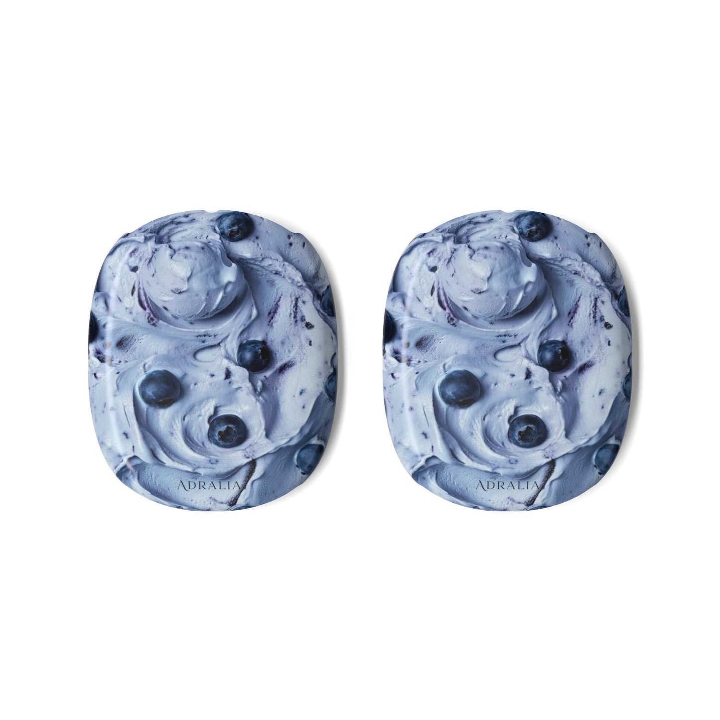 Blueberry Swirl AirPods Max Shell Case — Protective Decorative Ear Cup Covers