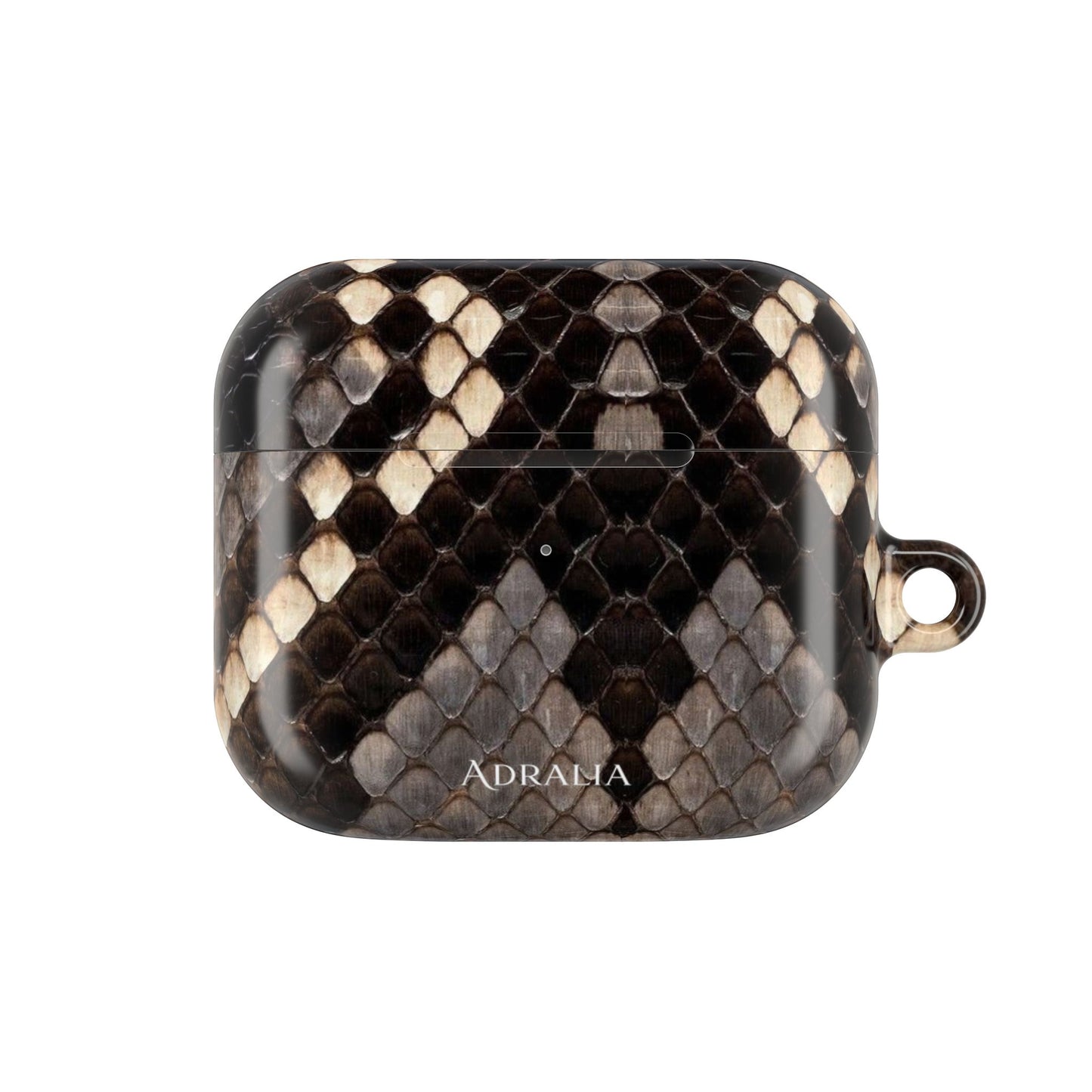 Snake Print AirPod Case — Faux Python Protective Charging Case