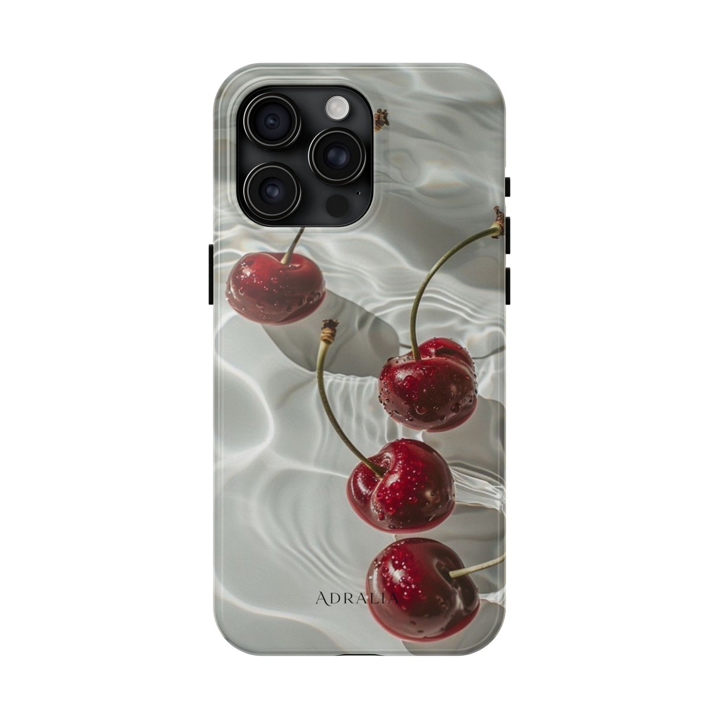 Cherry Water Reflection Tough Phone Case