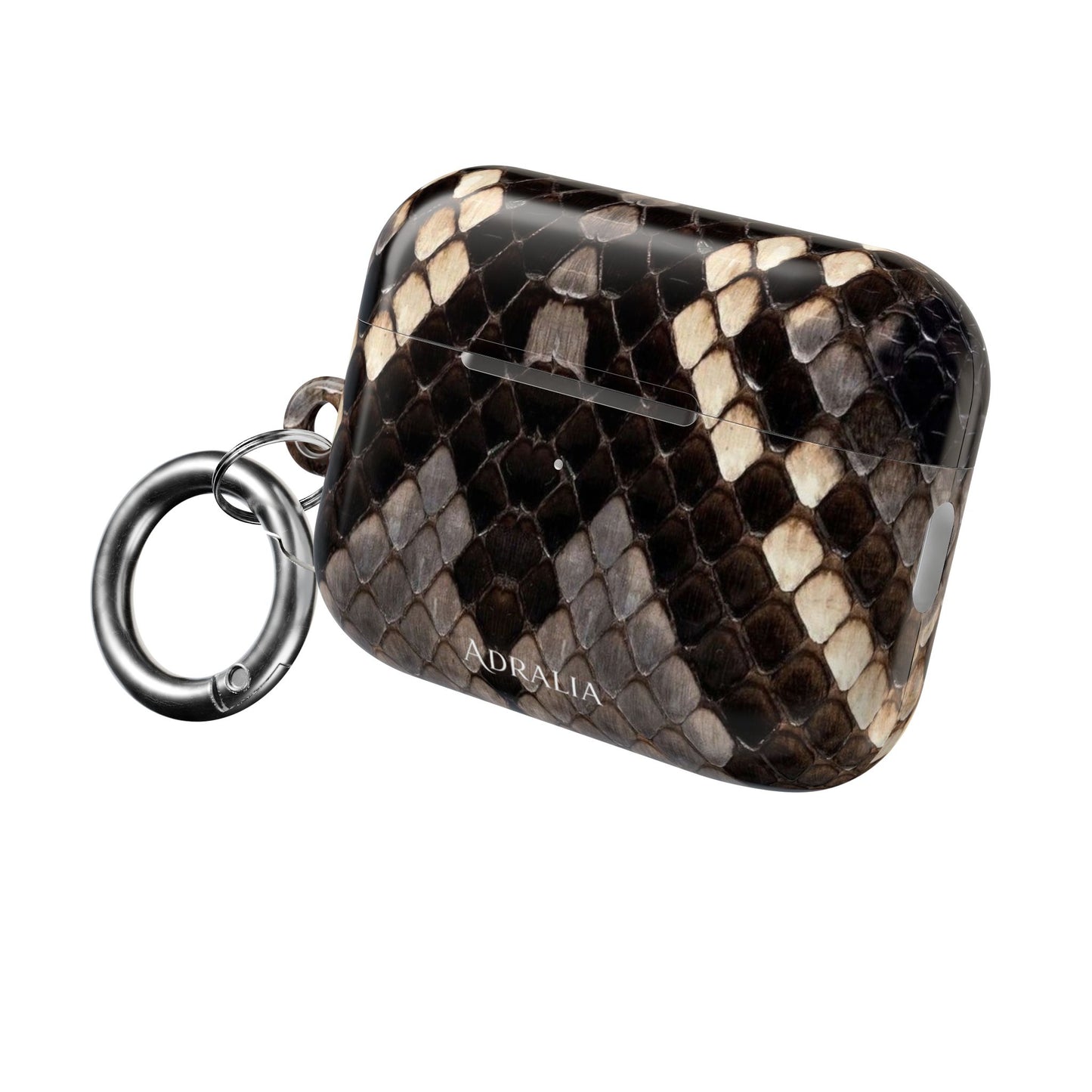 Snake Print AirPod Case — Faux Python Protective Charging Case