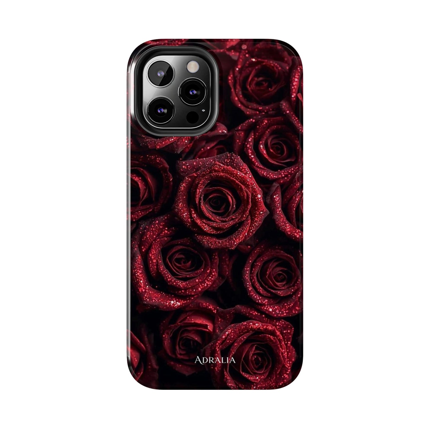 Red Velvet Roses Tough Phone Case — Protective Floral iPhone Case