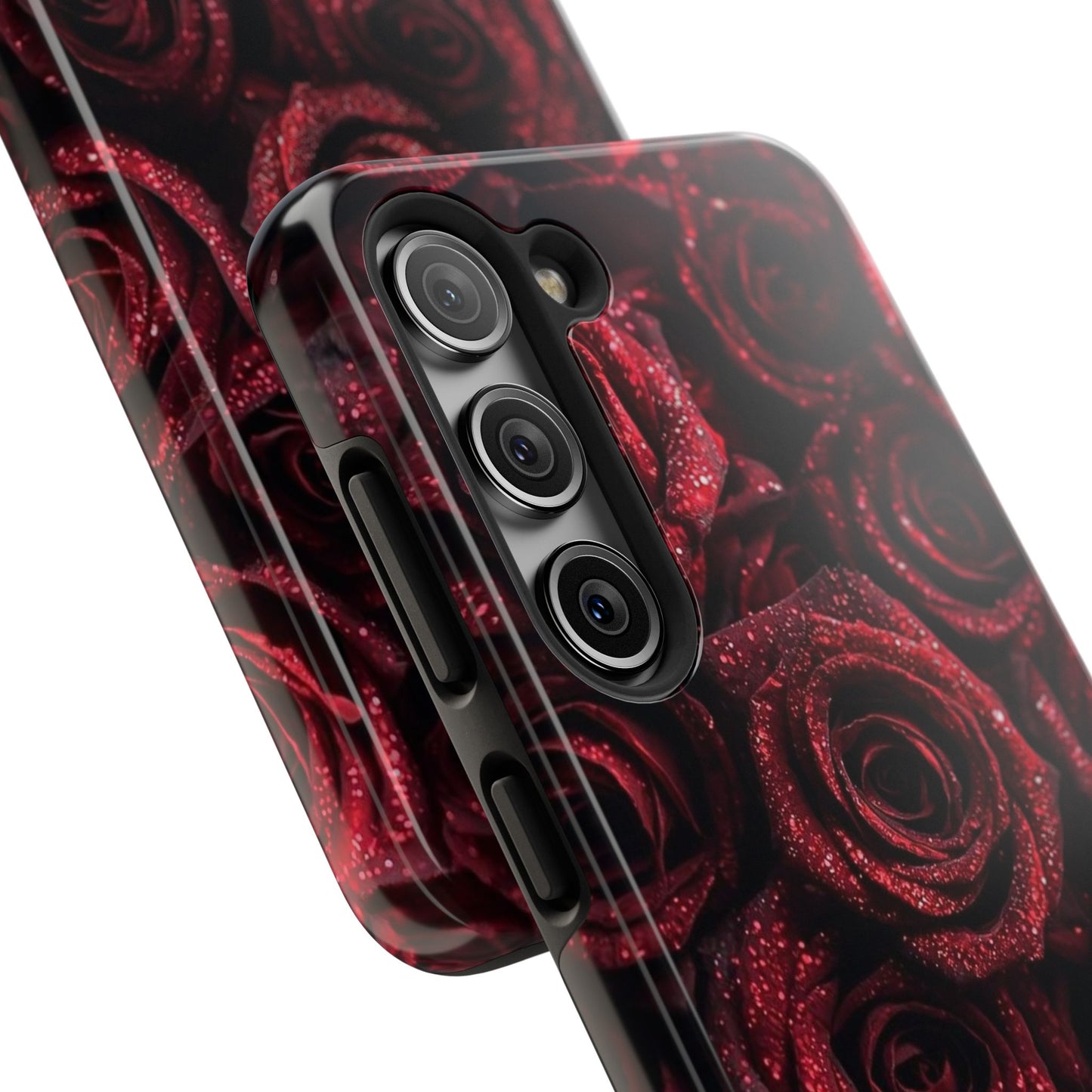 Red Velvet Roses Tough Phone Case — Protective Floral iPhone Case