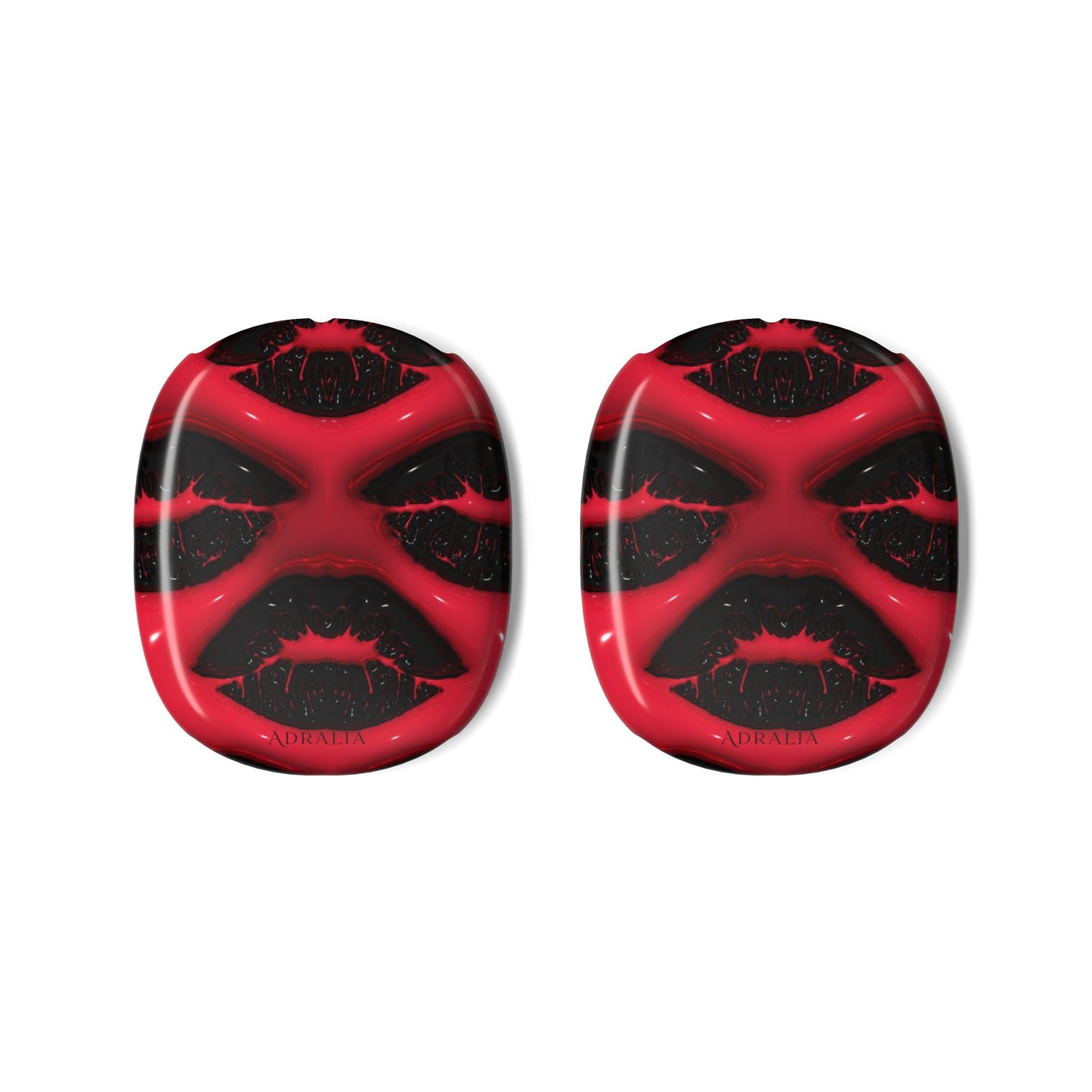 AirPods Max Shell Case — Red Kisses Graphic Protective Covers