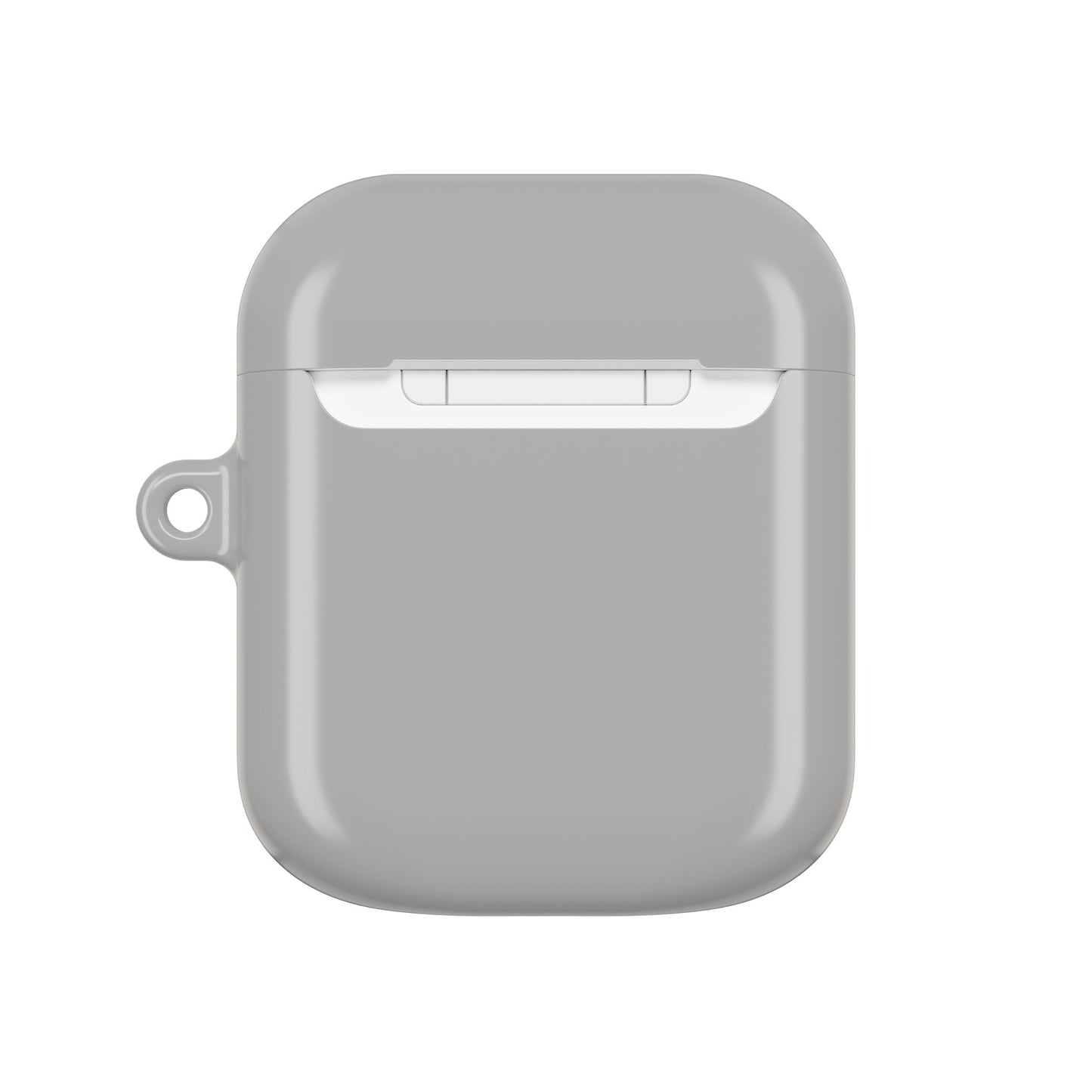 Statue Hands AirPod Case — Moody Grey Sculpture Design with Red Nails