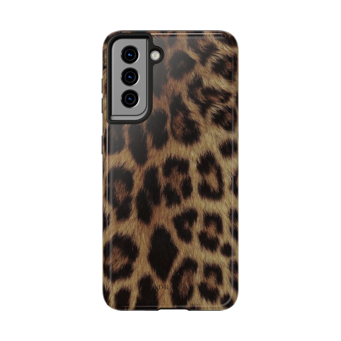 Leopard Print Tough Phone Case — Durable Animal-Print Protective Cover
