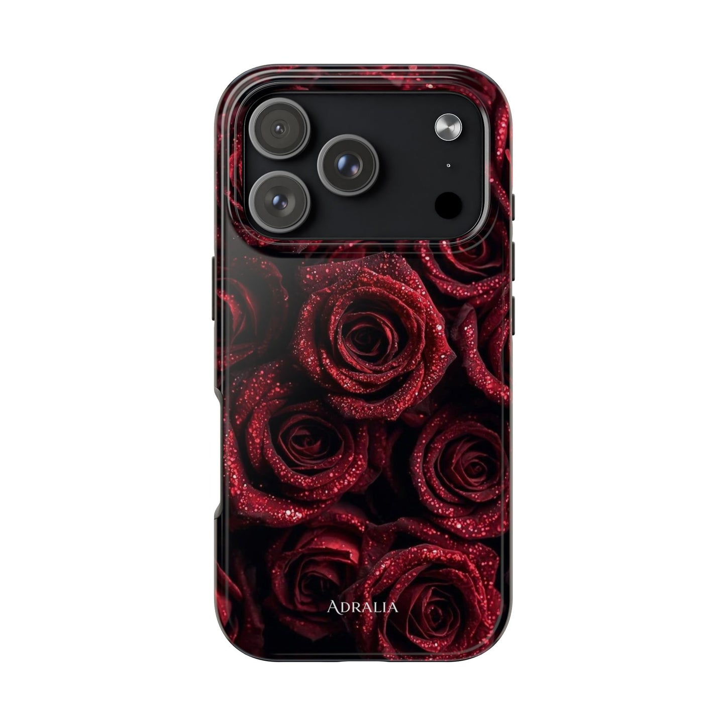 Red Velvet Roses Tough Phone Case — Protective Floral iPhone Case