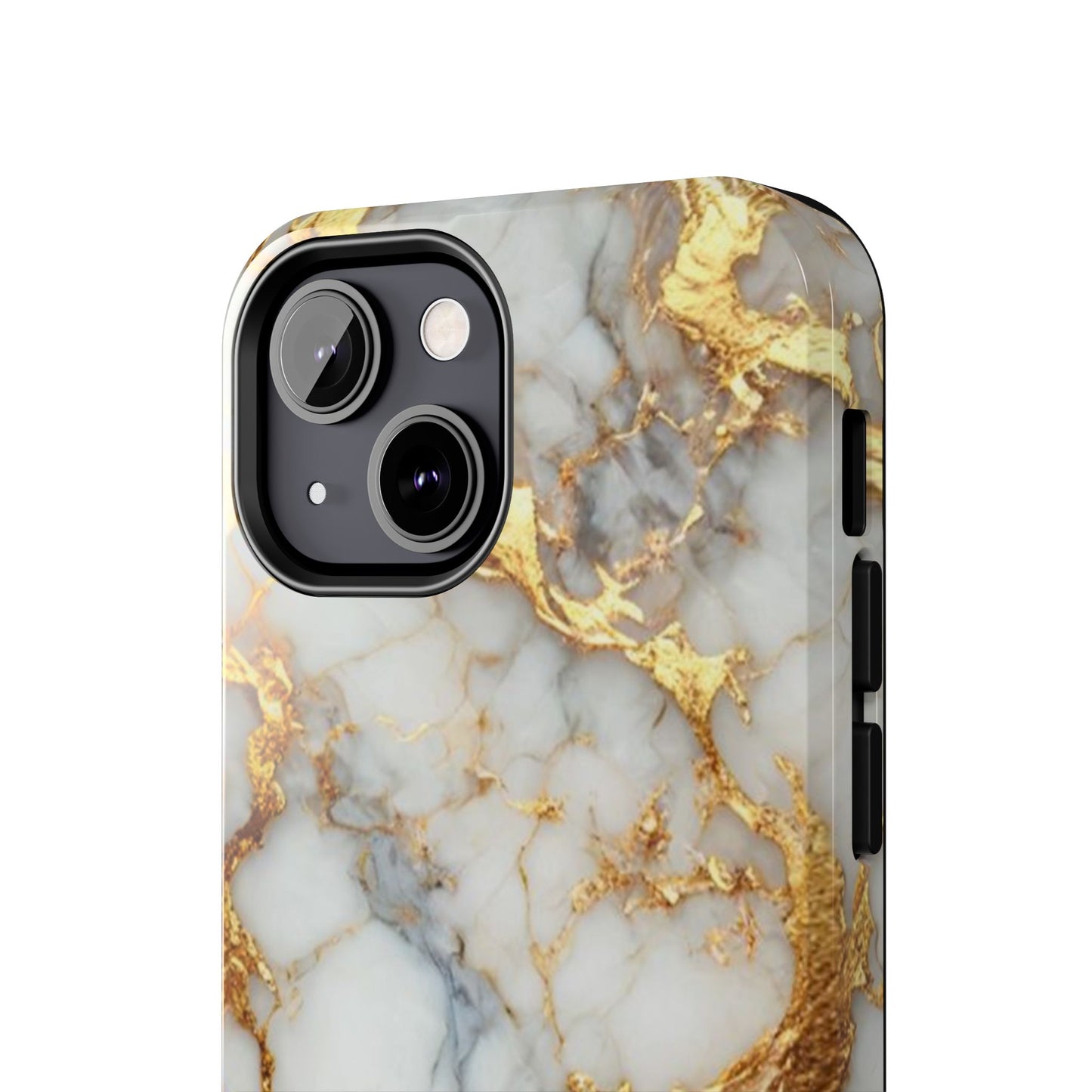 Gold Veined Marble Tough Phone Case — Luxury Protective Phone Case