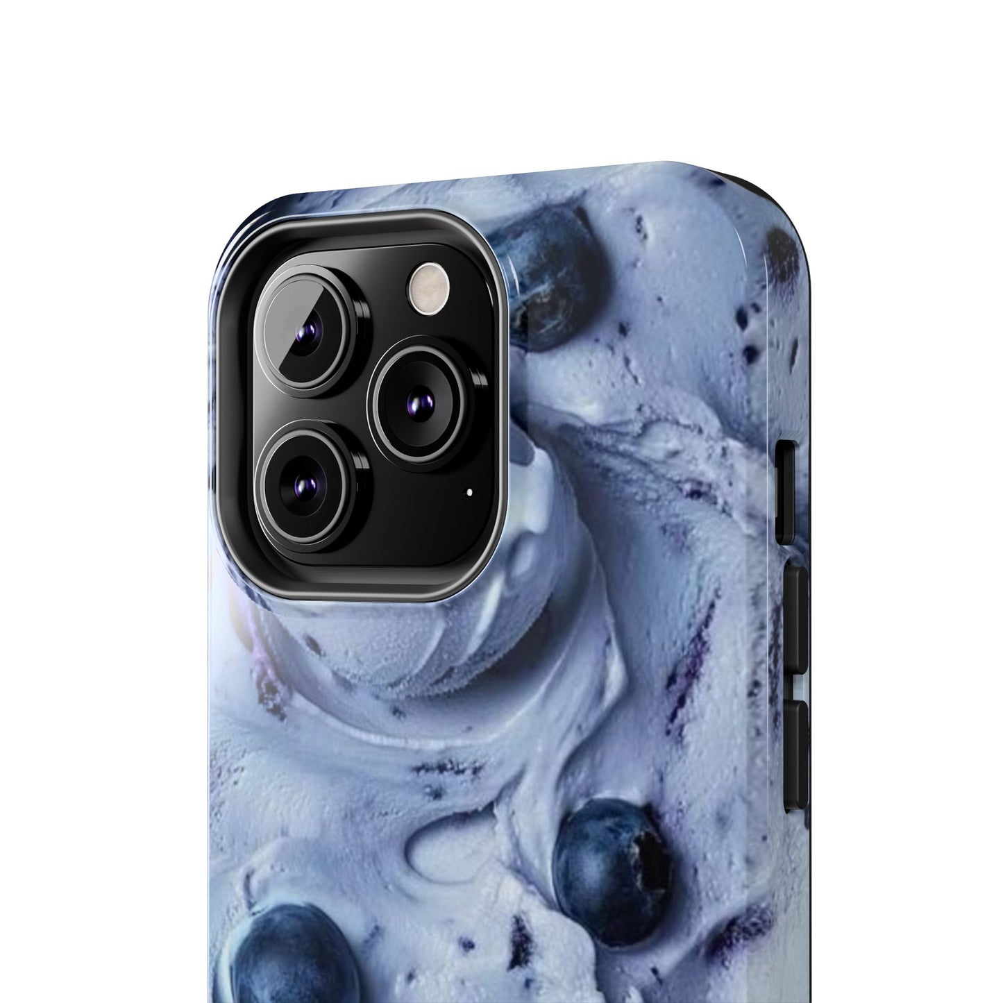 Blueberry Swirl Tough Phone Case — Protective Artistic Fruit Pattern