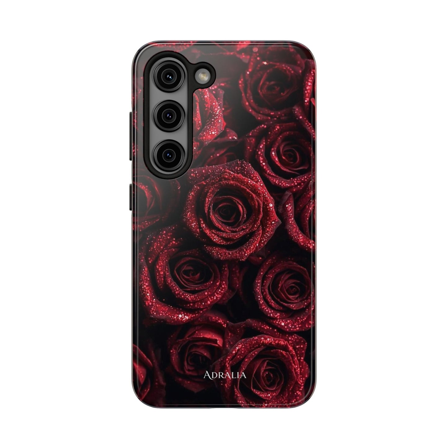 Red Velvet Roses Tough Phone Case — Protective Floral iPhone Case