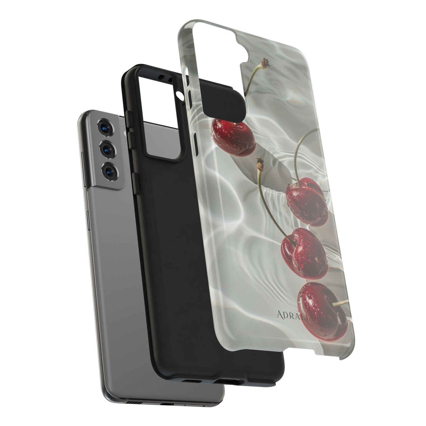 Cherry Water Reflection Tough Phone Case