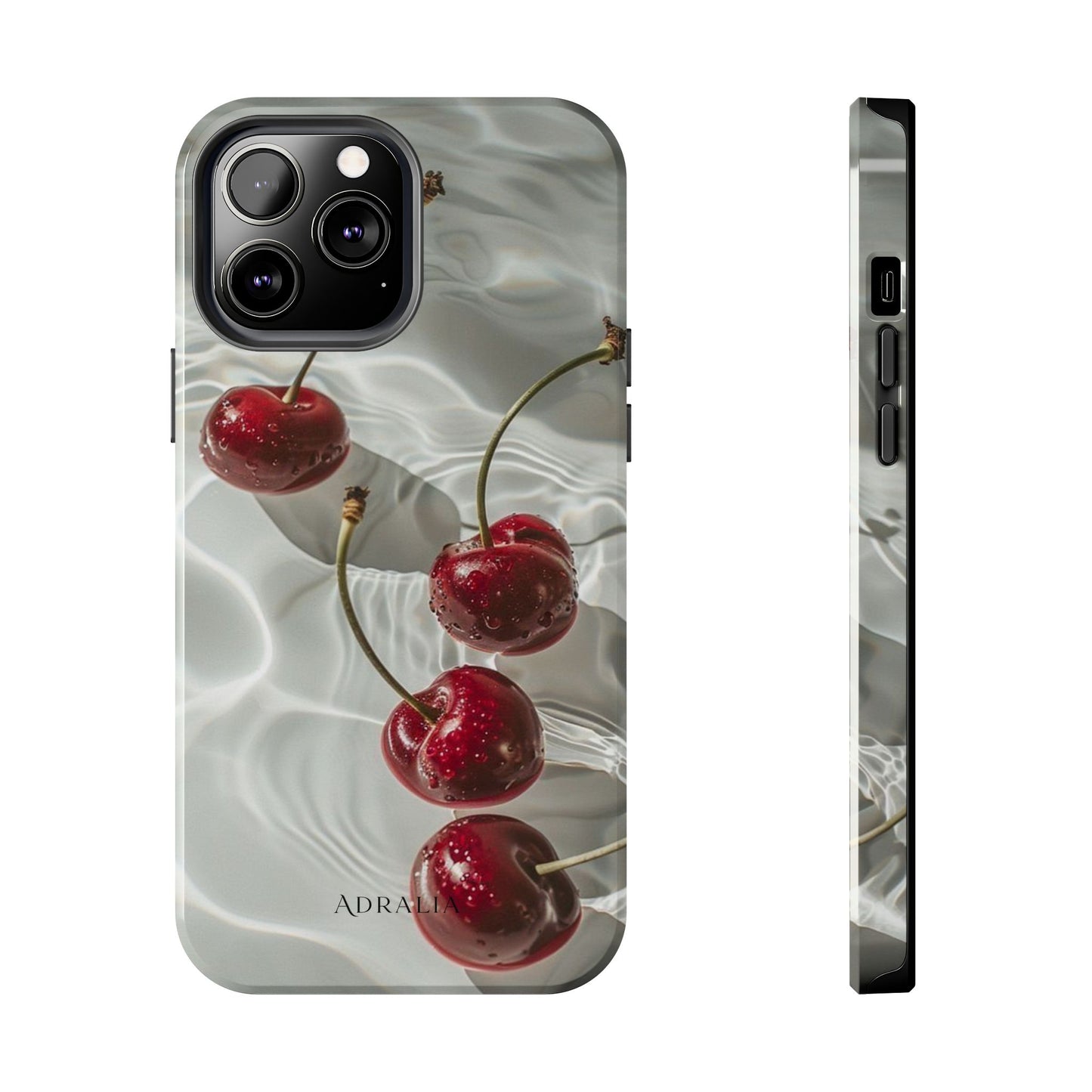 Cherry Water Reflection Tough Phone Case
