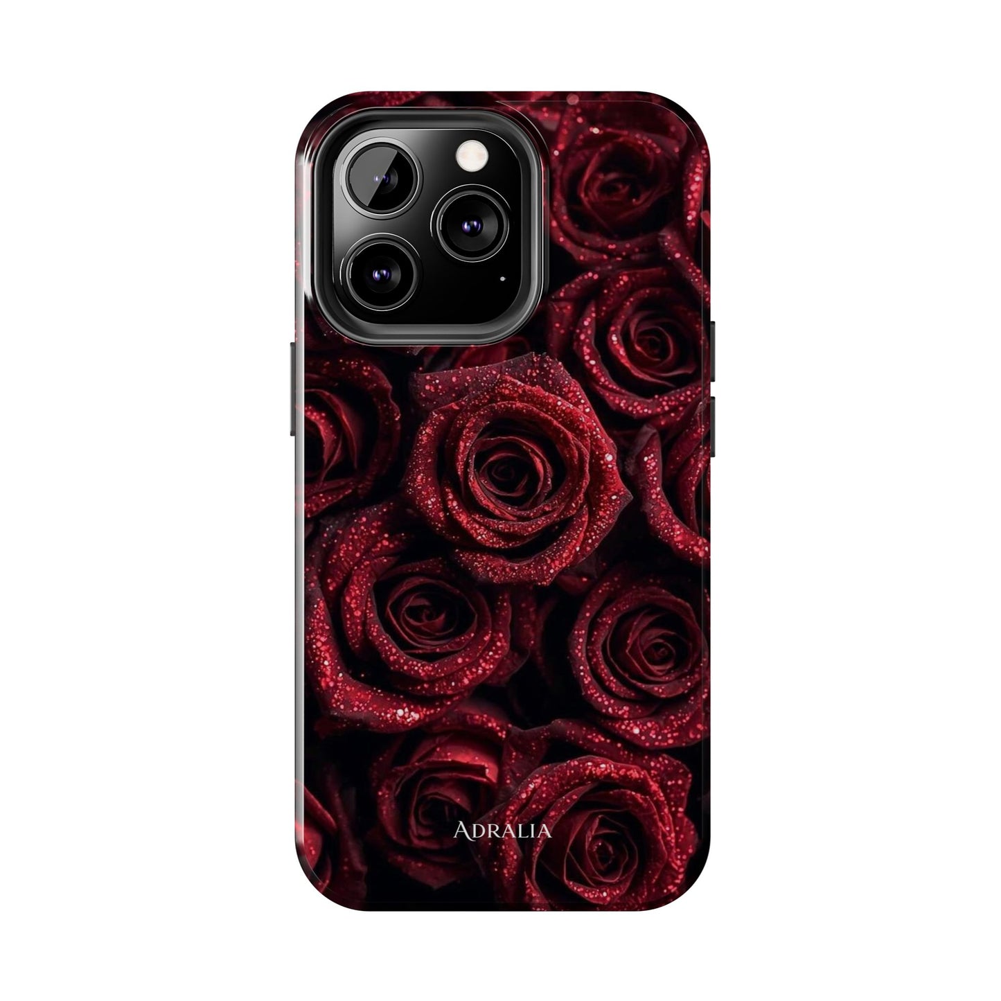 Red Velvet Roses Tough Phone Case — Protective Floral iPhone Case