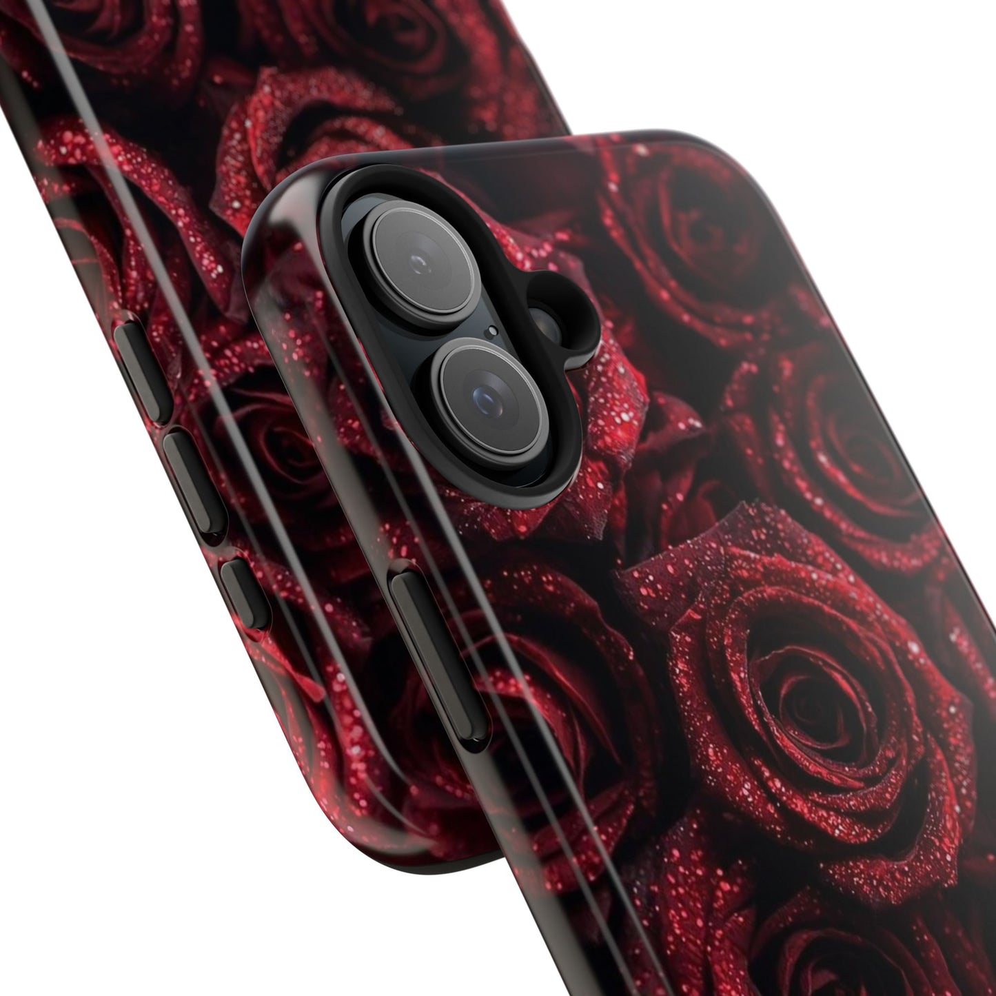 Red Velvet Roses Tough Phone Case — Protective Floral iPhone Case