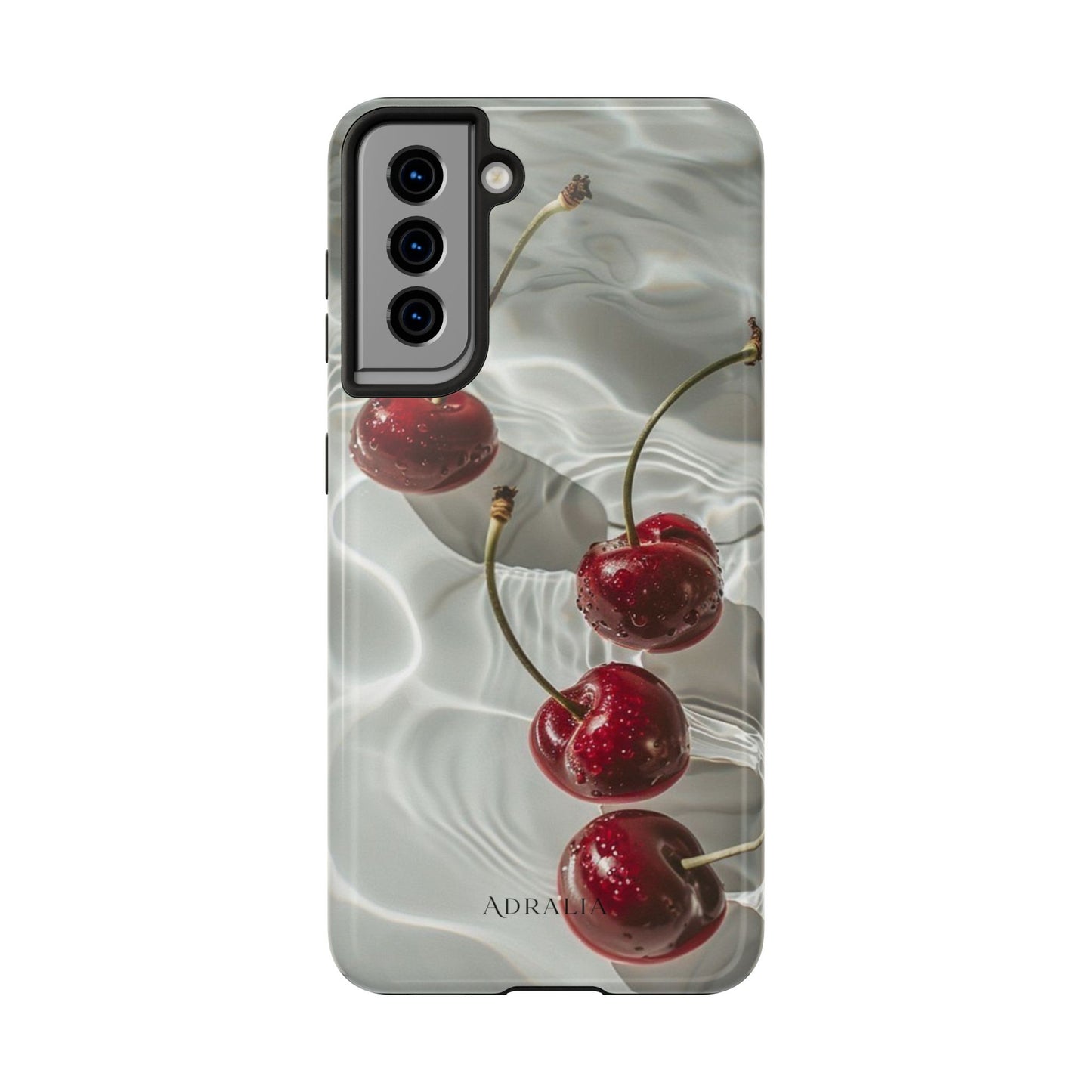 Cherry Water Reflection Tough Phone Case