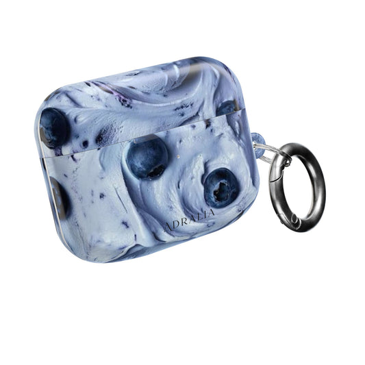 Blueberry Swirl AirPod Case — Cute Fruit Dessert Protective Cover