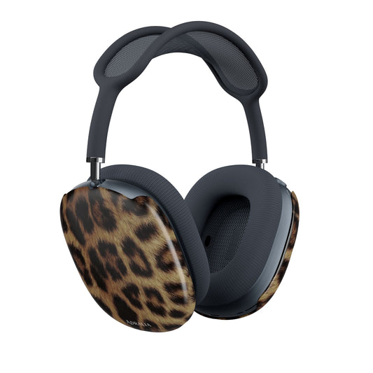 Leopard Print AirPods Max Shell Case — Stylish Protective Headphone Covers