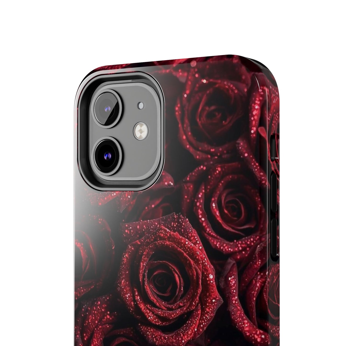 Red Velvet Roses Tough Phone Case — Protective Floral iPhone Case