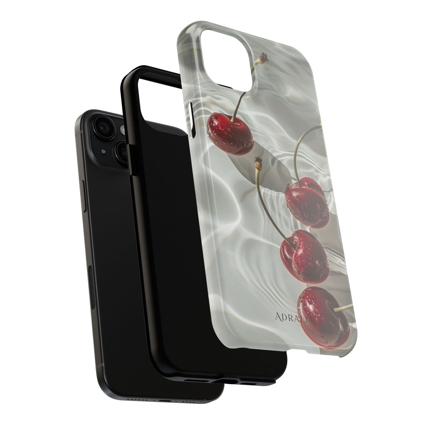 Cherry Water Reflection Tough Phone Case