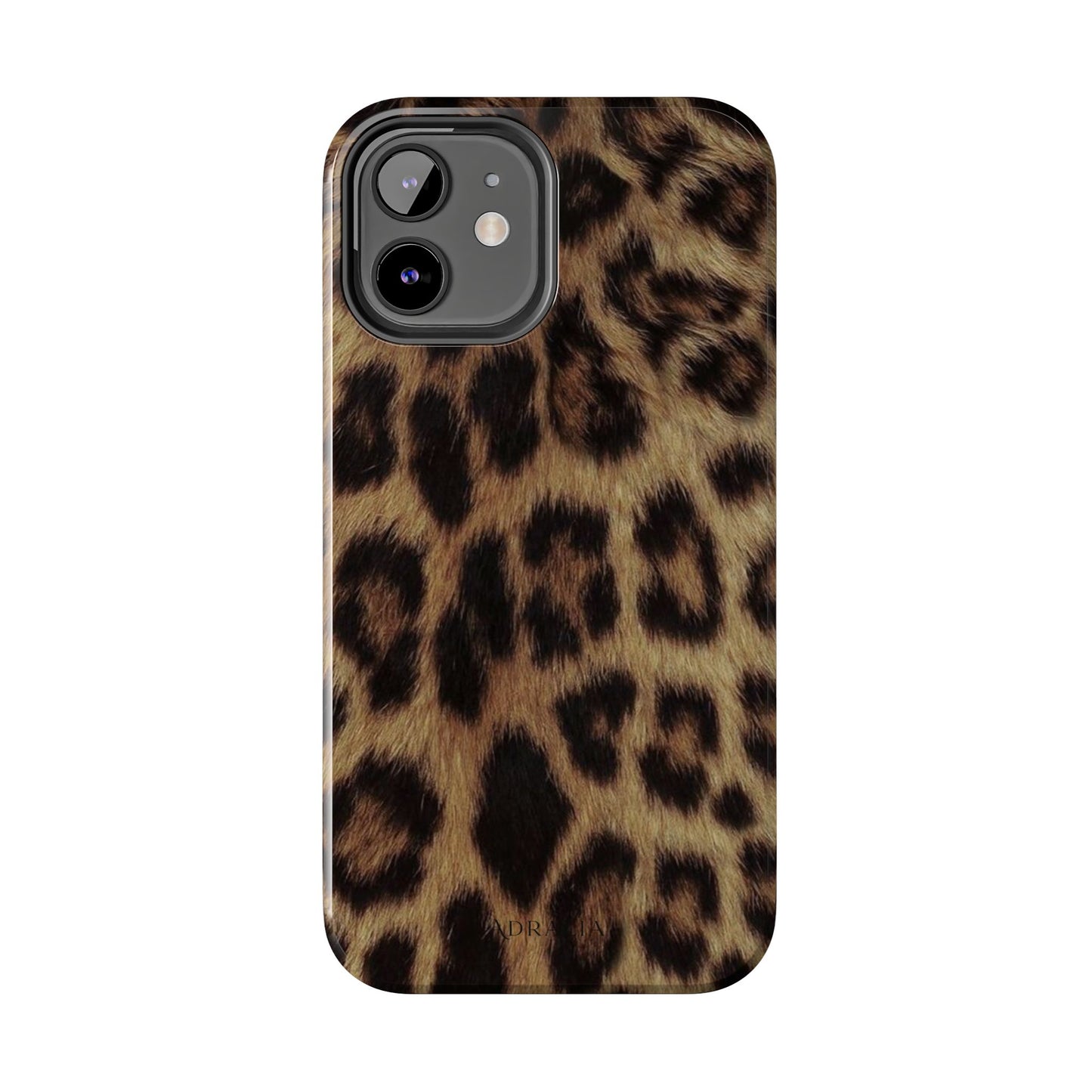 Leopard Print Tough Phone Case — Durable Animal-Print Protective Cover