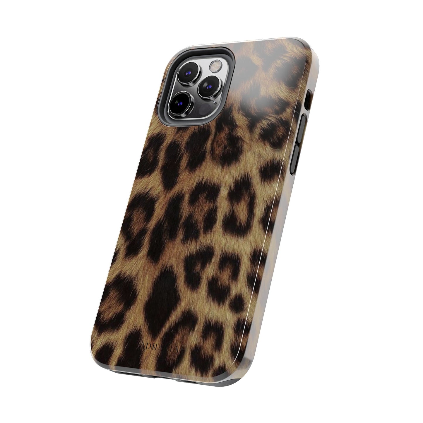 Leopard Print Tough Phone Case — Durable Animal-Print Protective Cover