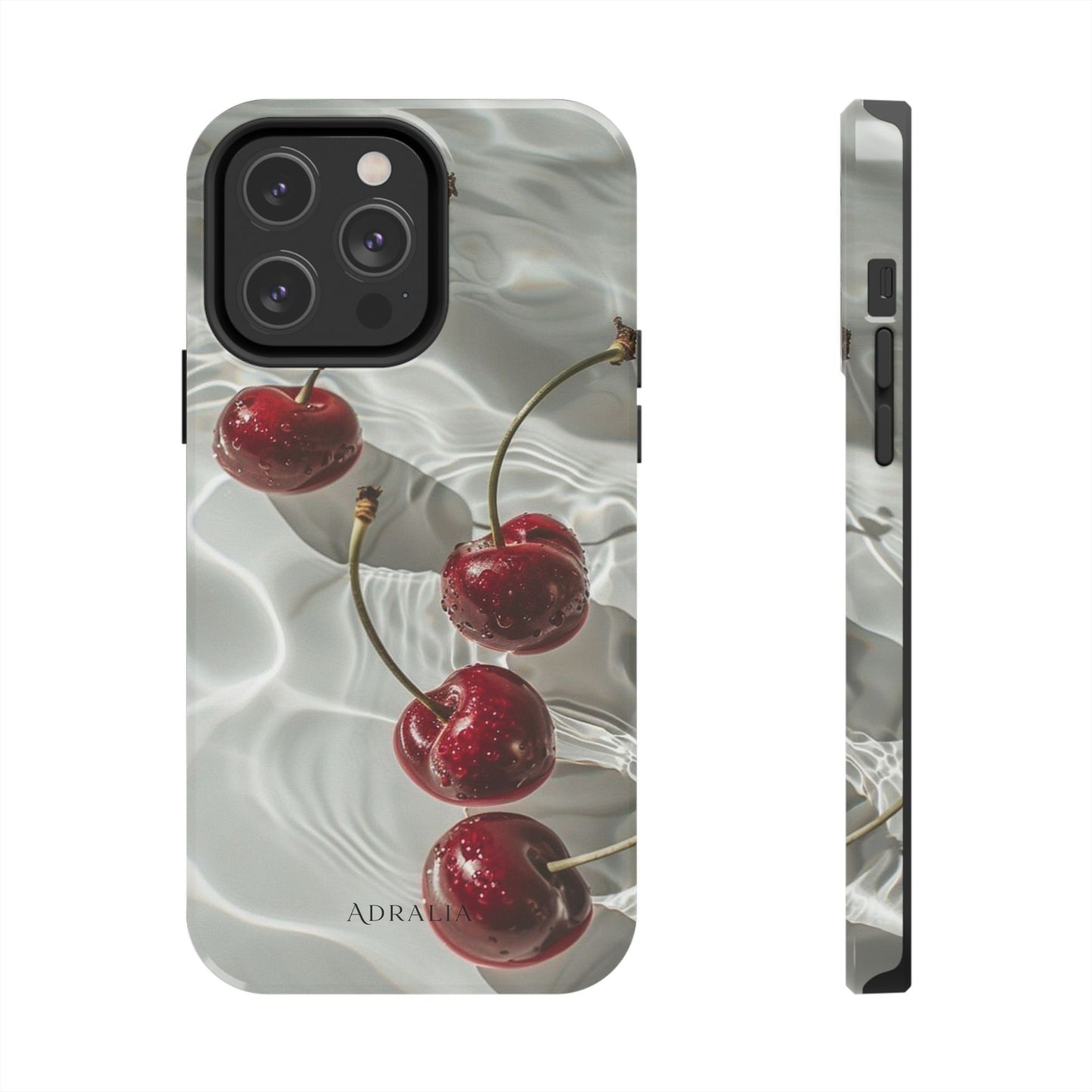 Cherry Water Reflection Tough Phone Case