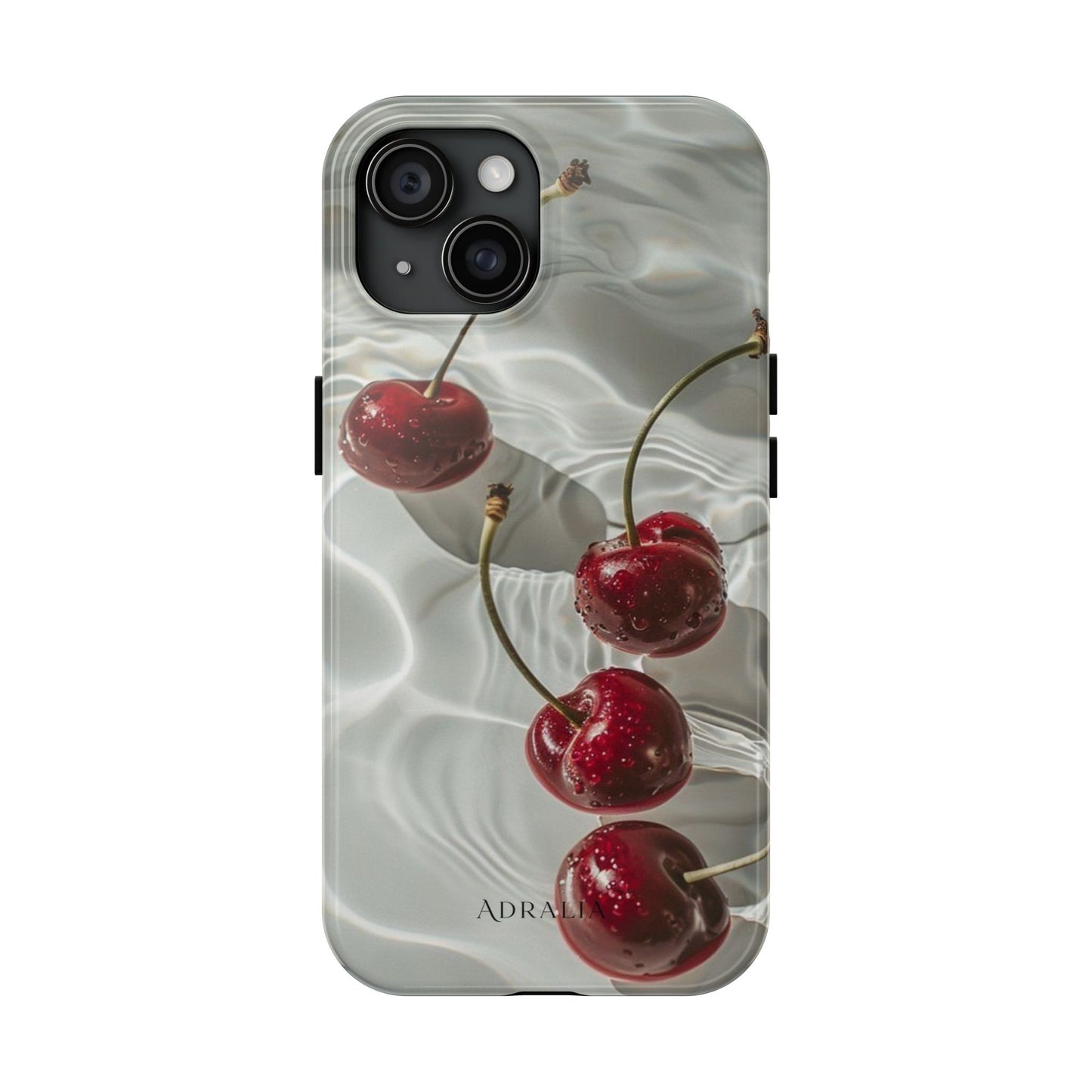 Cherry Water Reflection Tough Phone Case