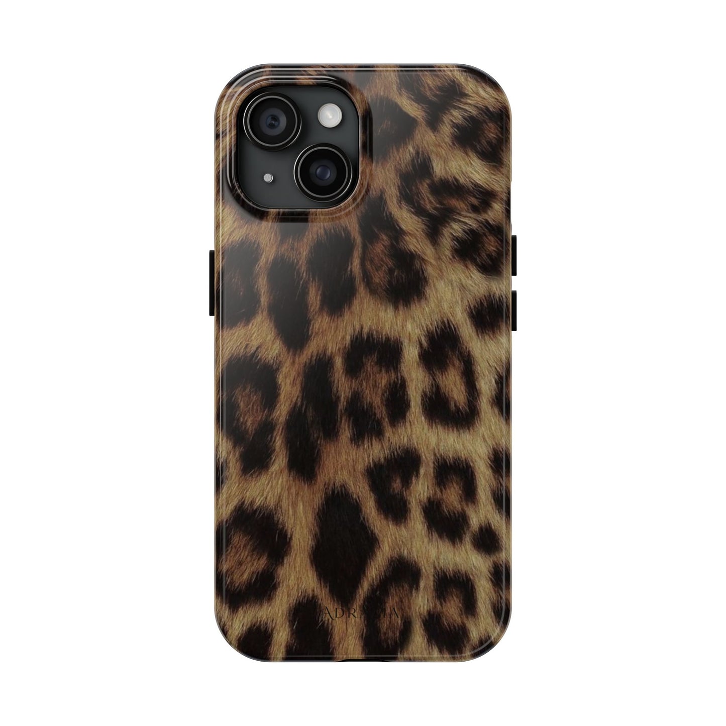 Leopard Print Tough Phone Case — Durable Animal-Print Protective Cover