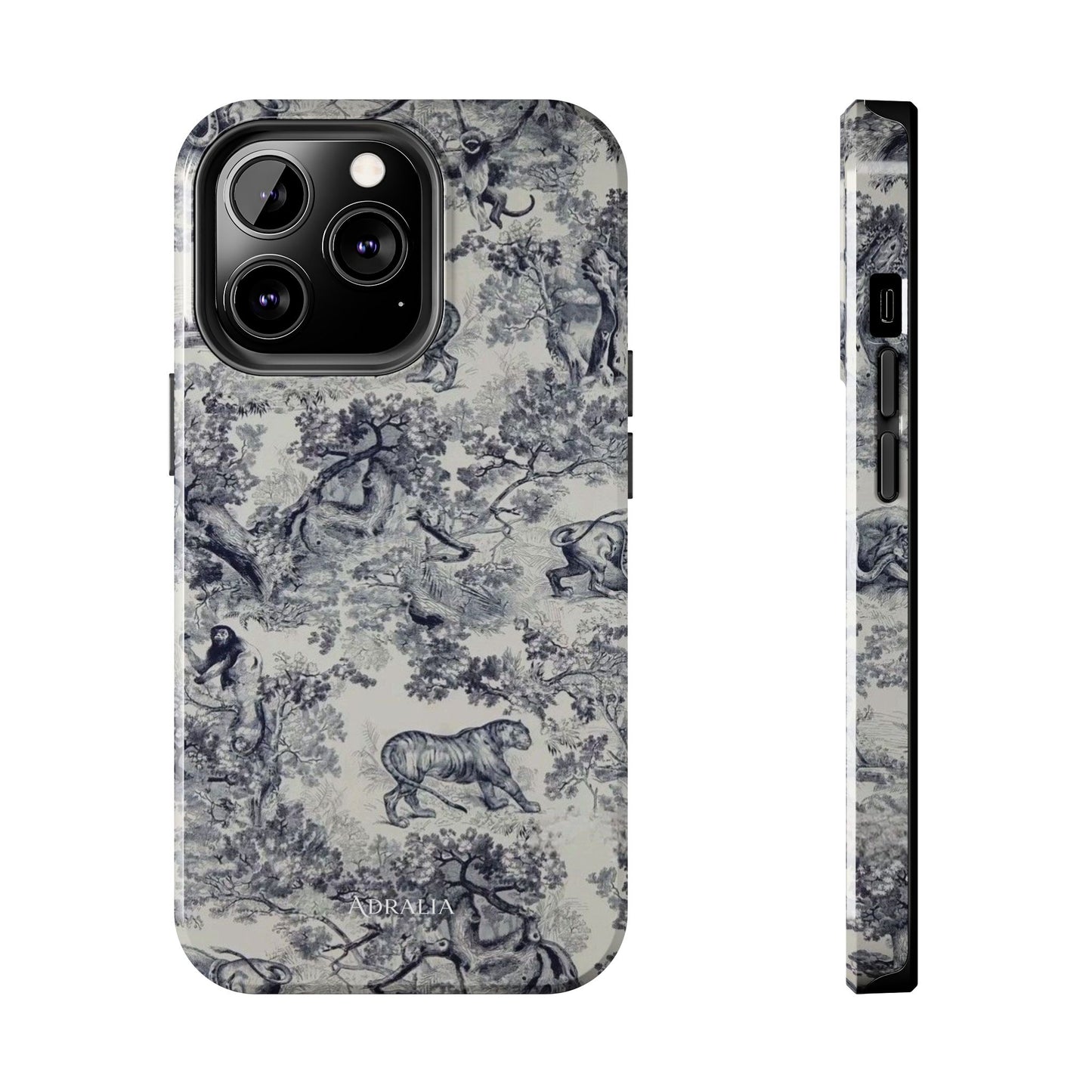 Vintage Toile Animal Tough Phone Case