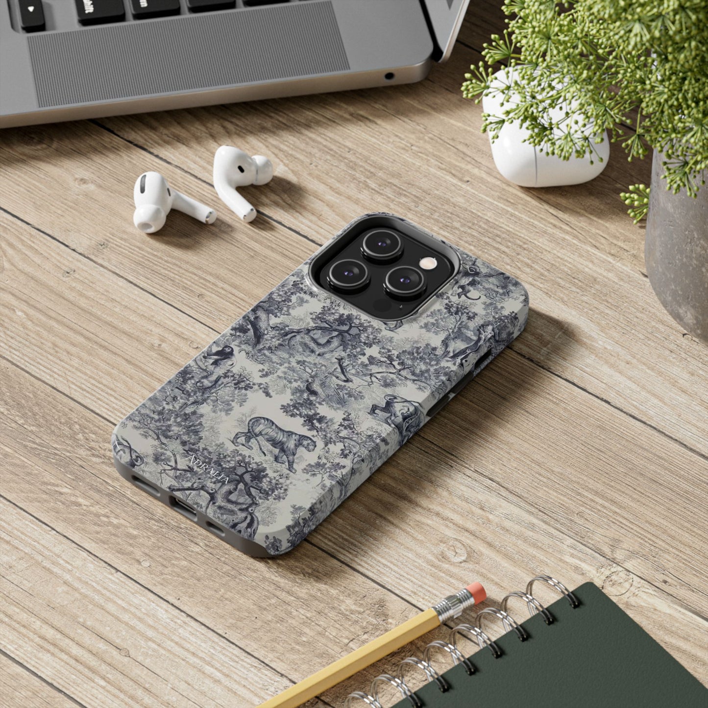 Vintage Toile Animal Tough Phone Case