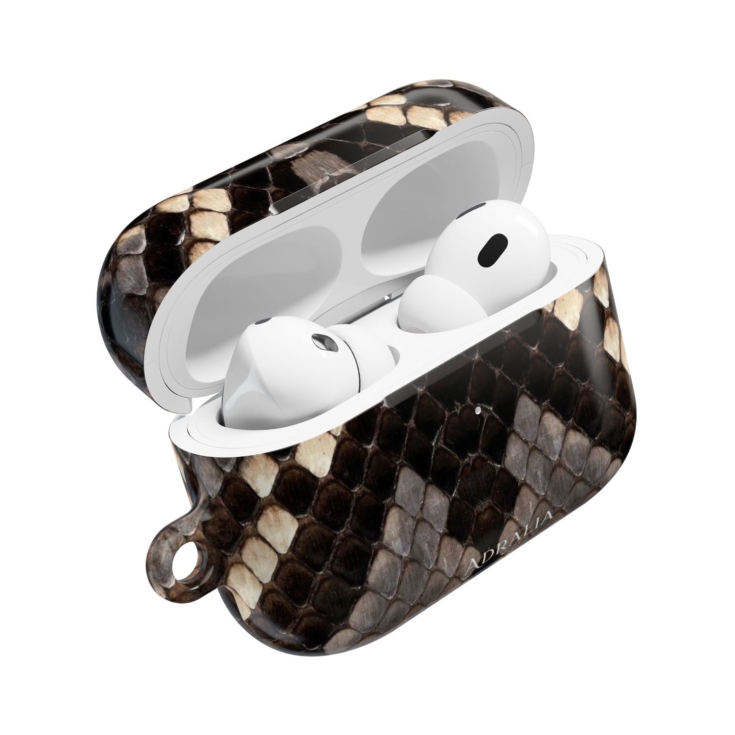 Snake Print AirPod Case — Faux Python Protective Charging Case