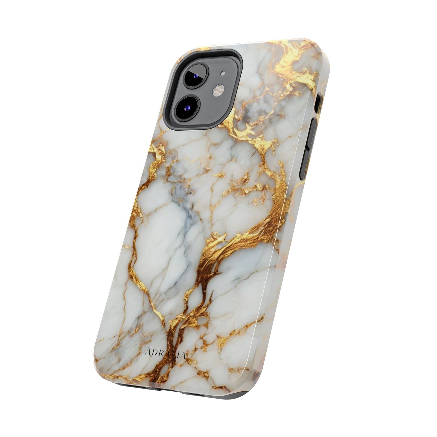 Gold Veined Marble Tough Phone Case — Luxury Protective Phone Case