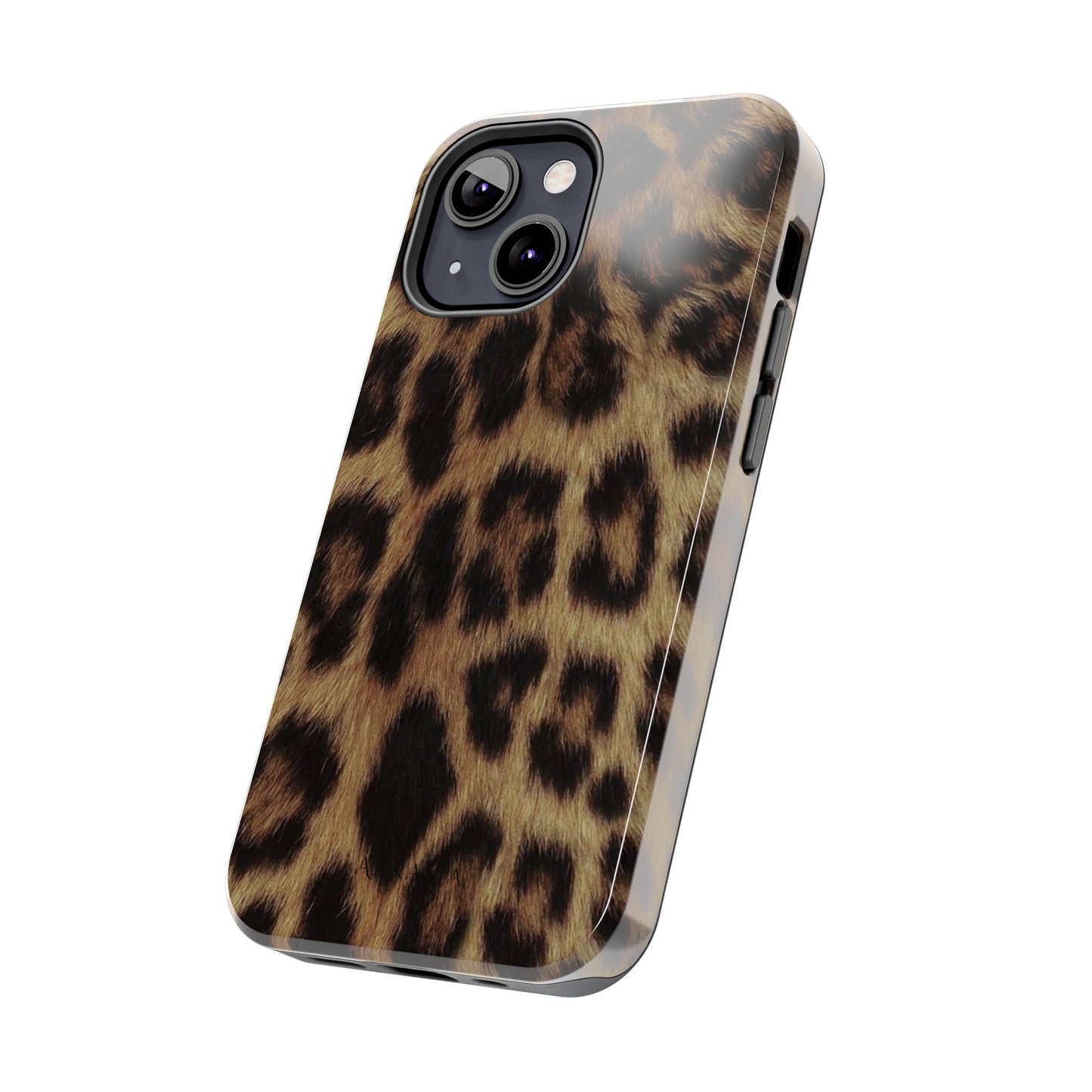 Leopard Print Tough Phone Case — Durable Animal-Print Protective Cover