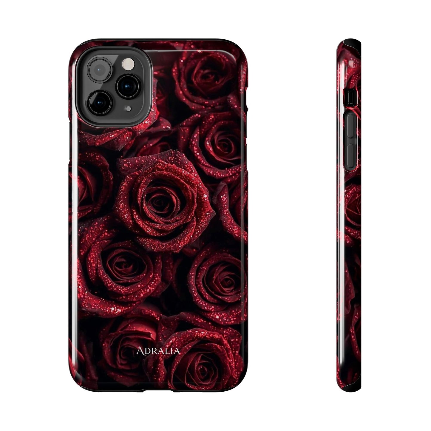 Red Velvet Roses Tough Phone Case — Protective Floral iPhone Case