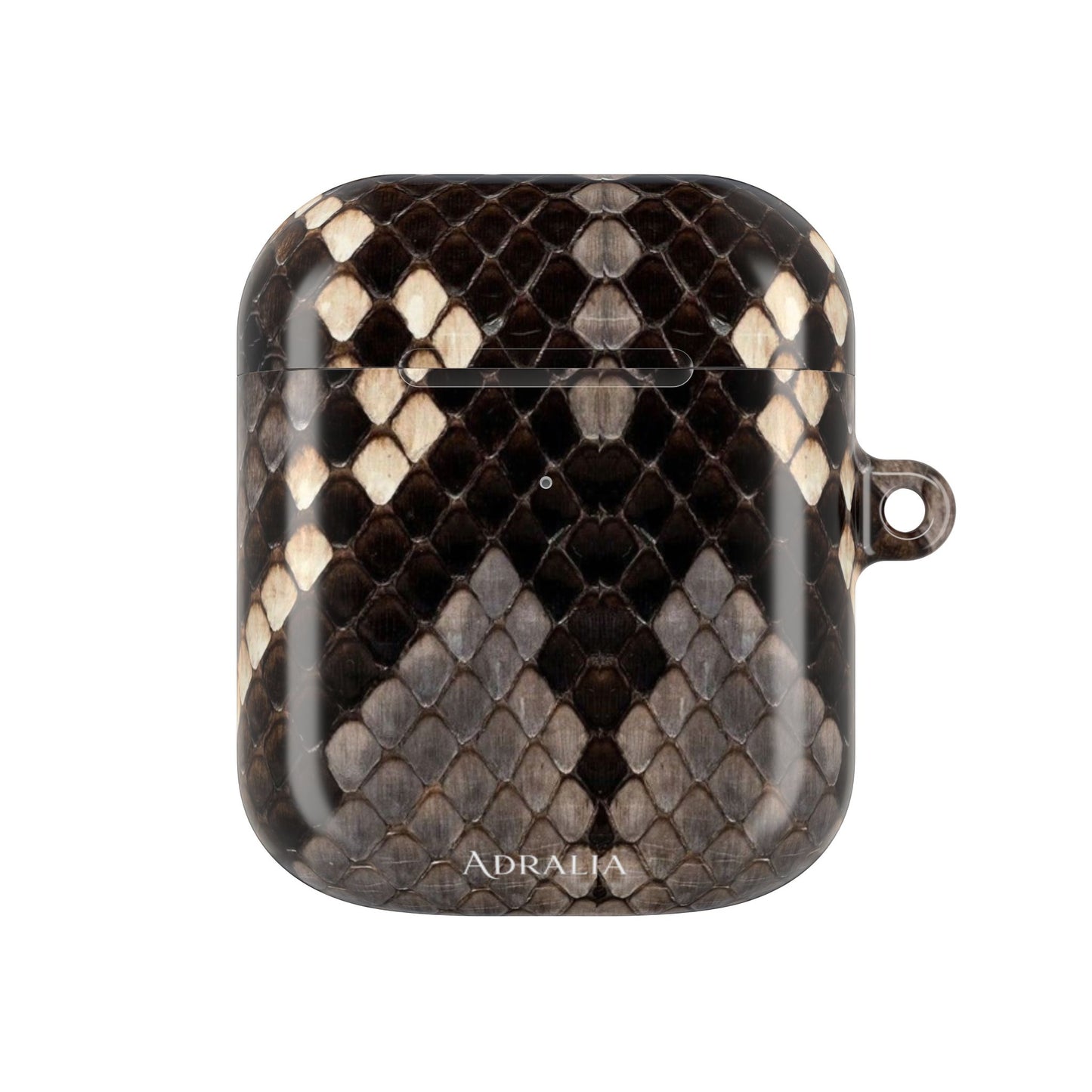 Snake Print AirPod Case — Faux Python Protective Charging Case