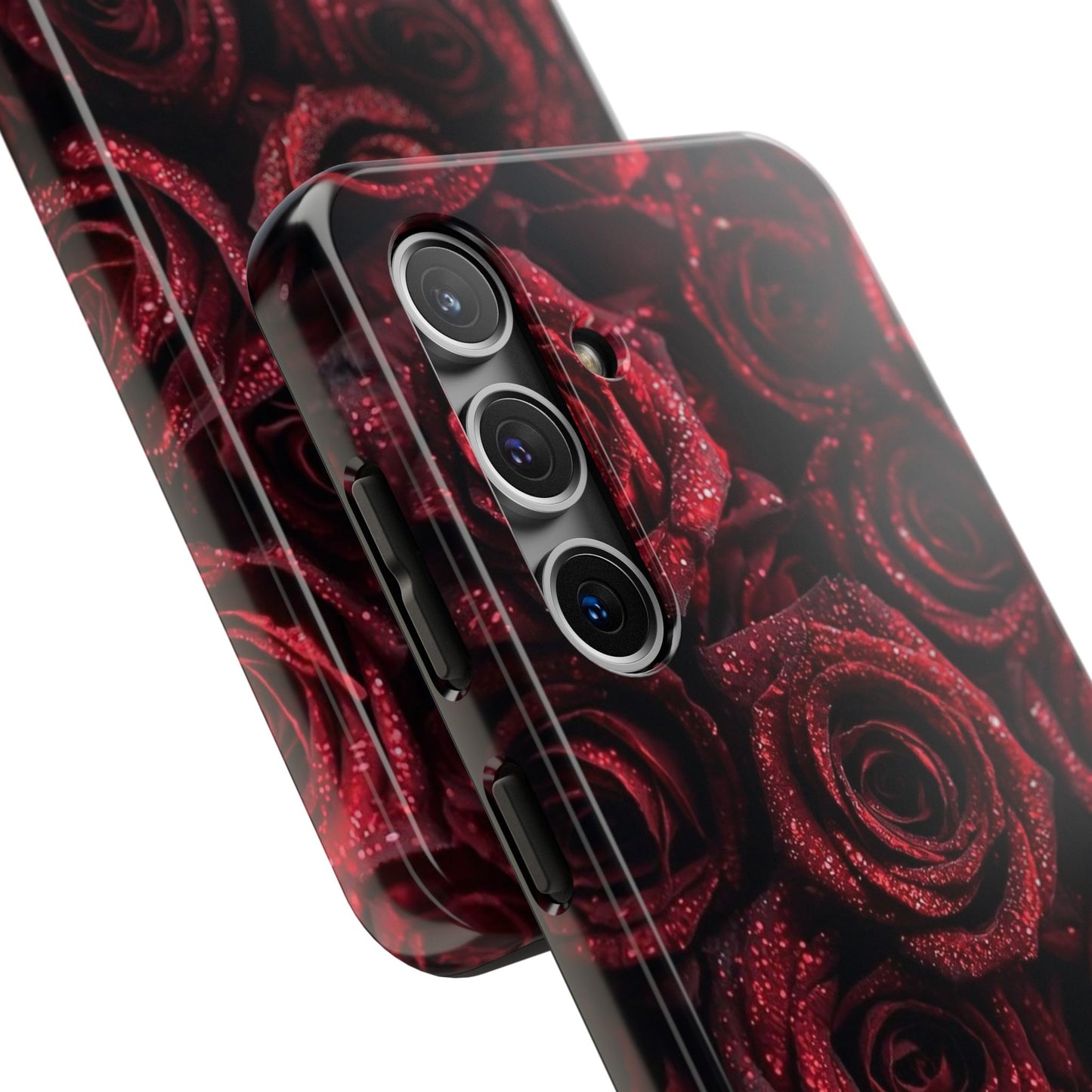 Red Velvet Roses Tough Phone Case — Protective Floral iPhone Case