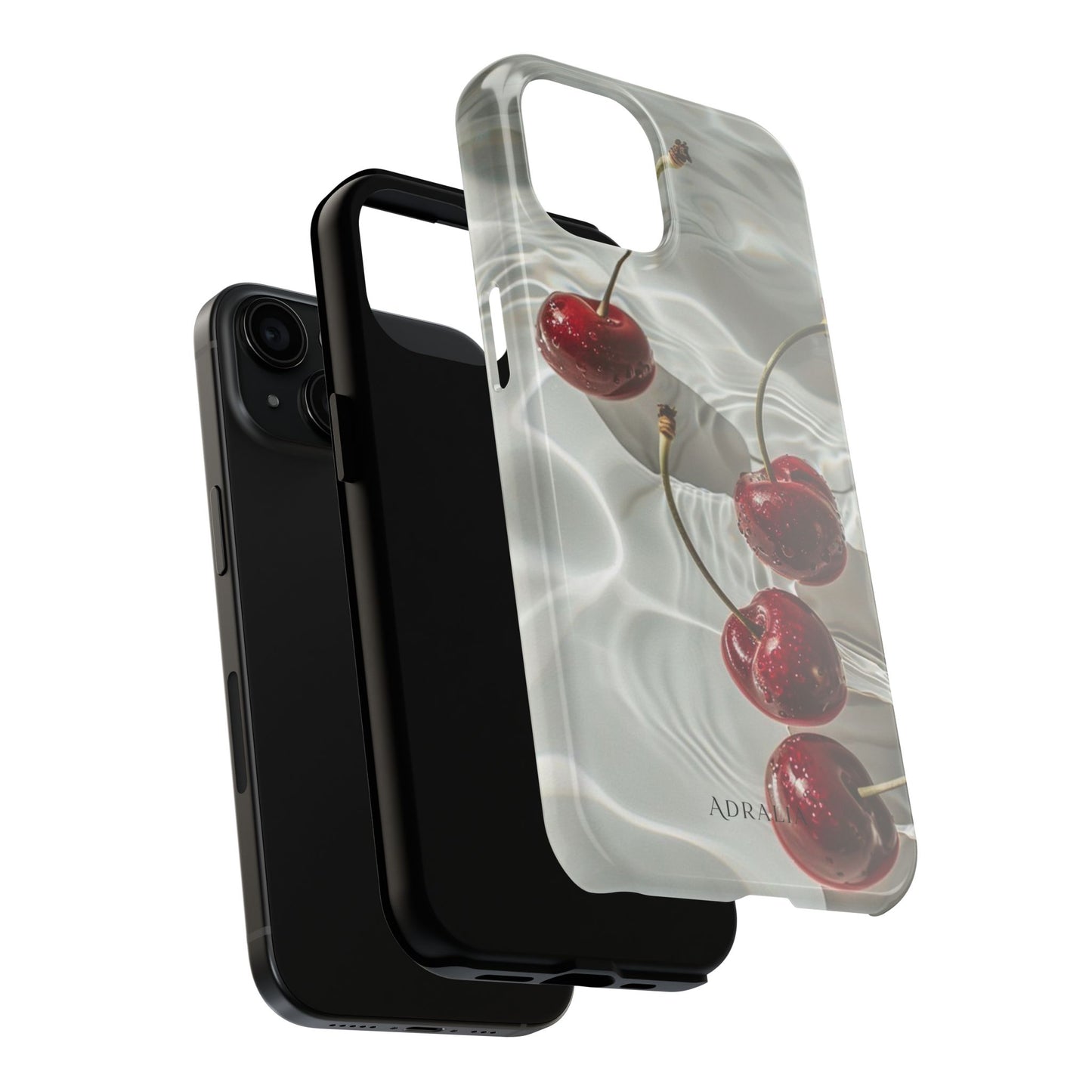 Cherry Water Reflection Tough Phone Case
