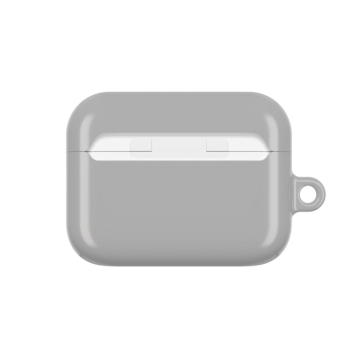 Statue Hands AirPod Case — Moody Grey Sculpture Design with Red Nails