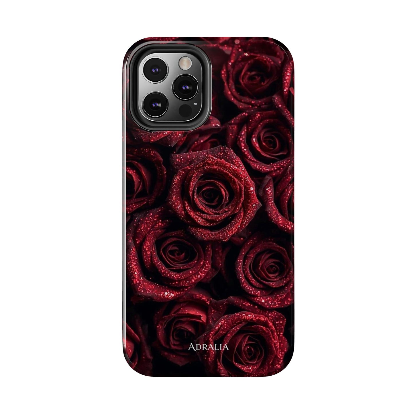 Red Velvet Roses Tough Phone Case — Protective Floral iPhone Case
