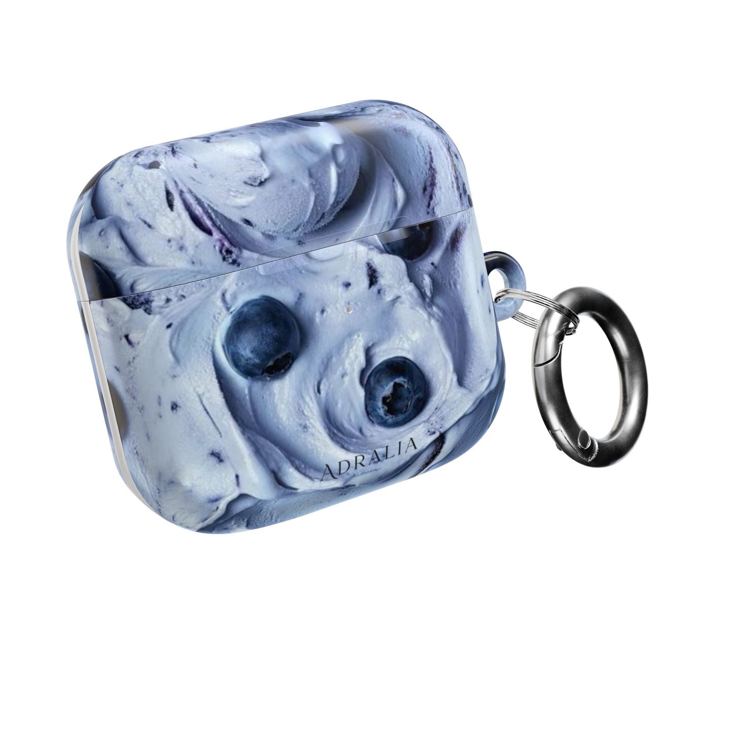 Blueberry Swirl AirPod Case — Cute Fruit Dessert Protective Cover