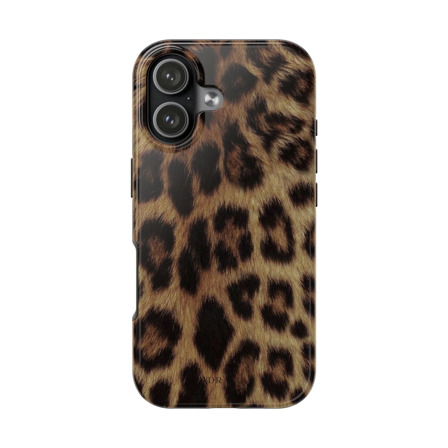 Leopard Print Tough Phone Case — Durable Animal-Print Protective Cover