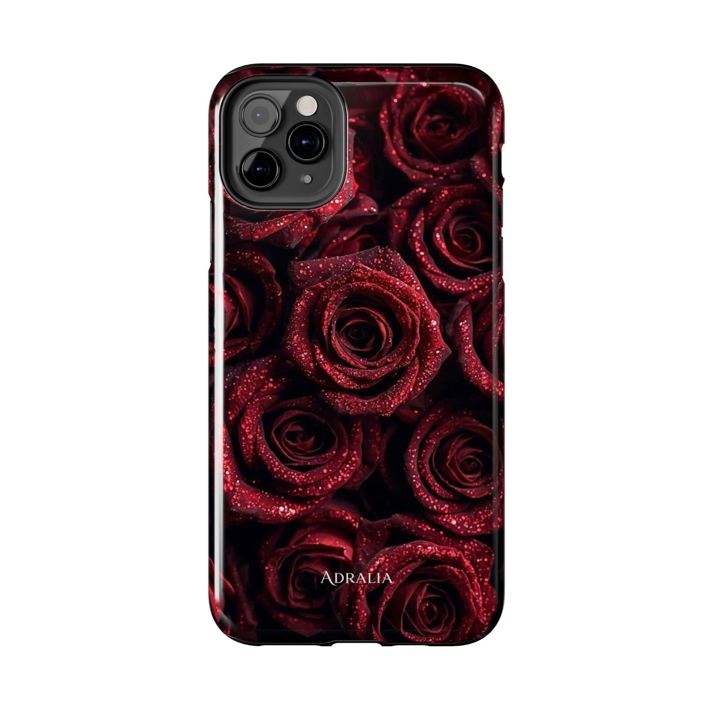 Red Velvet Roses Tough Phone Case — Protective Floral iPhone Case