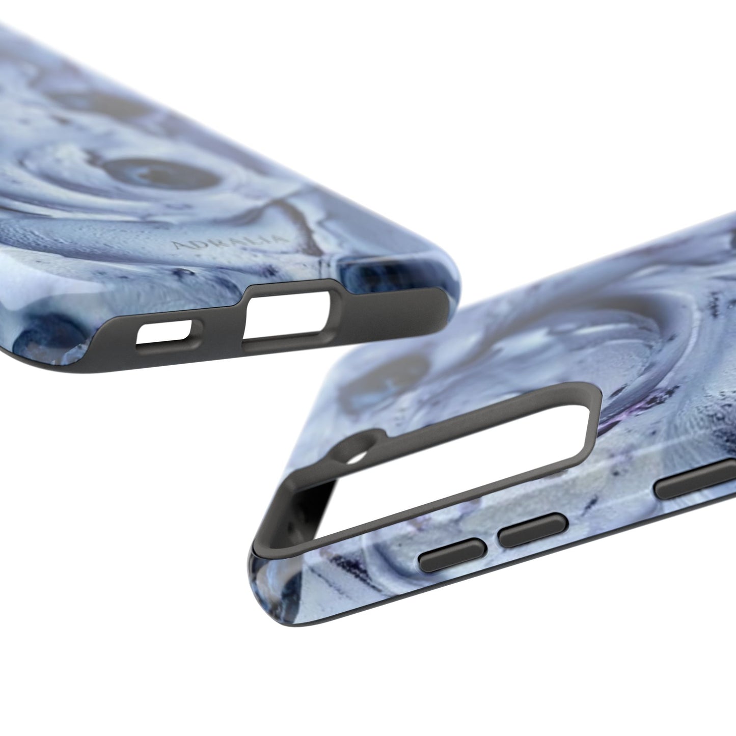 Blueberry Swirl Tough Phone Case — Protective Artistic Fruit Pattern