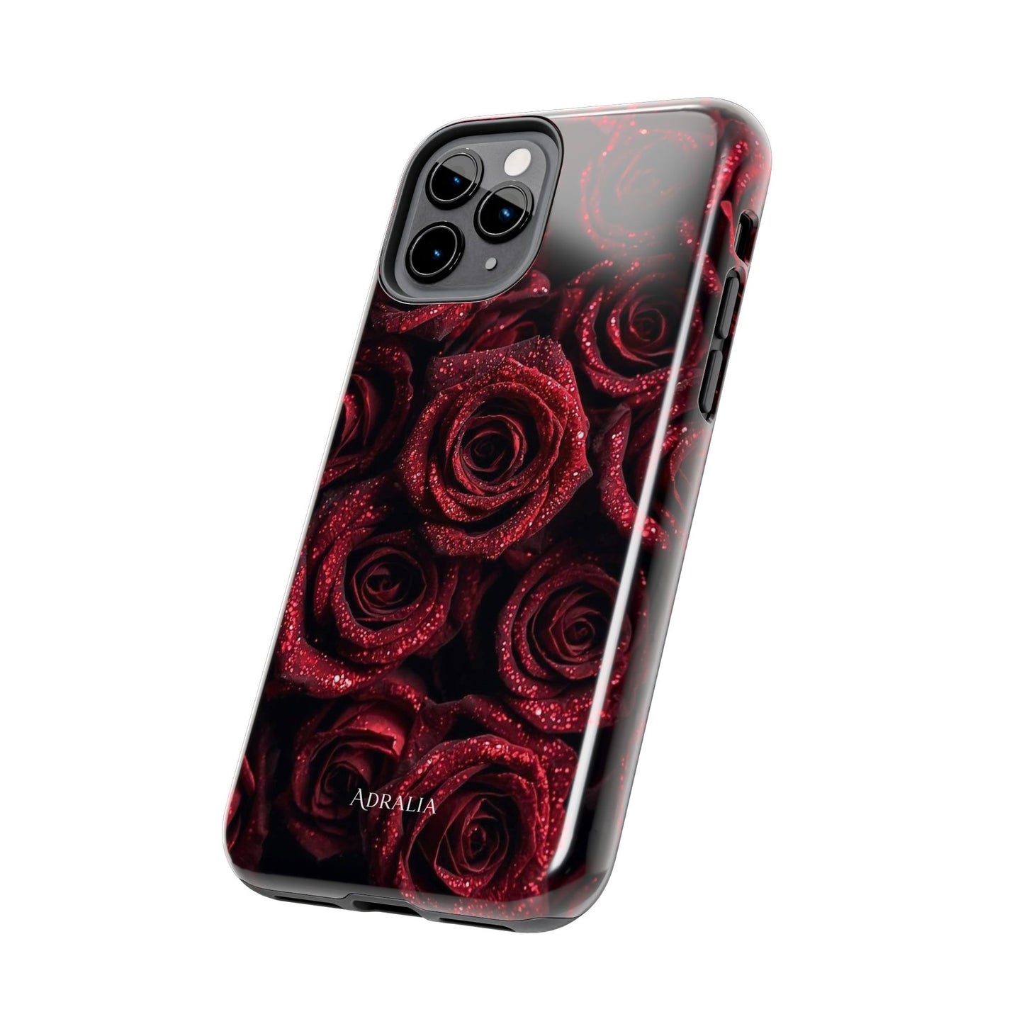 Red Velvet Roses Tough Phone Case — Protective Floral iPhone Case