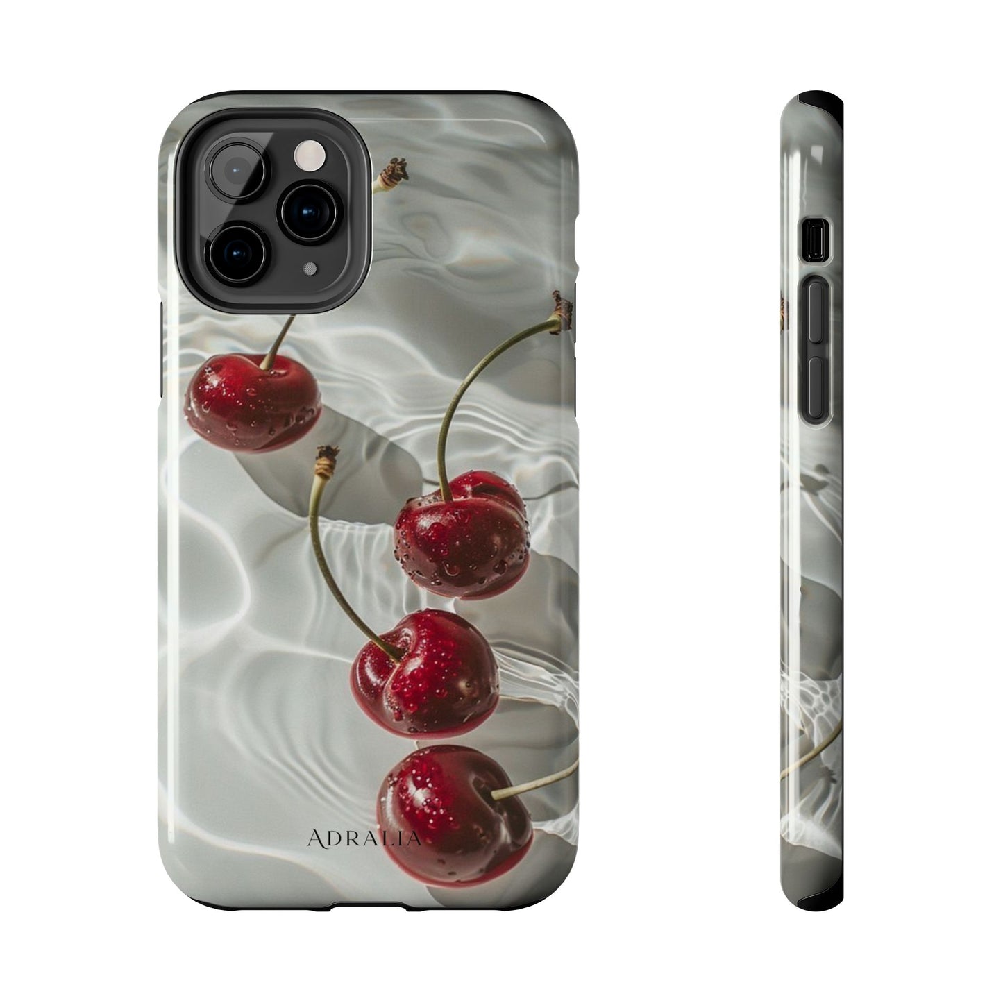 Cherry Water Reflection Tough Phone Case